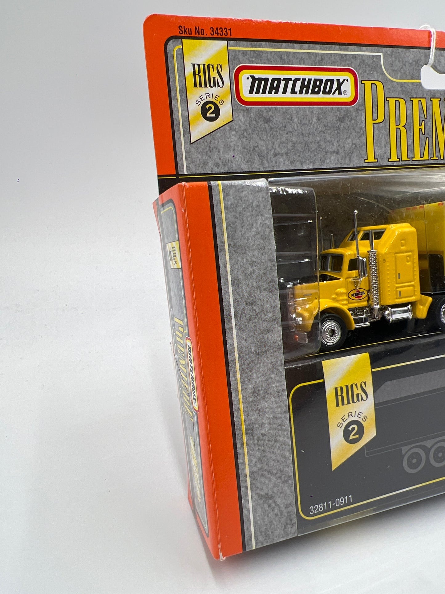 Matchbox Premiere Collection Rigs Series 2 Kenworth Conventional 40 Trailer Cracked Blister