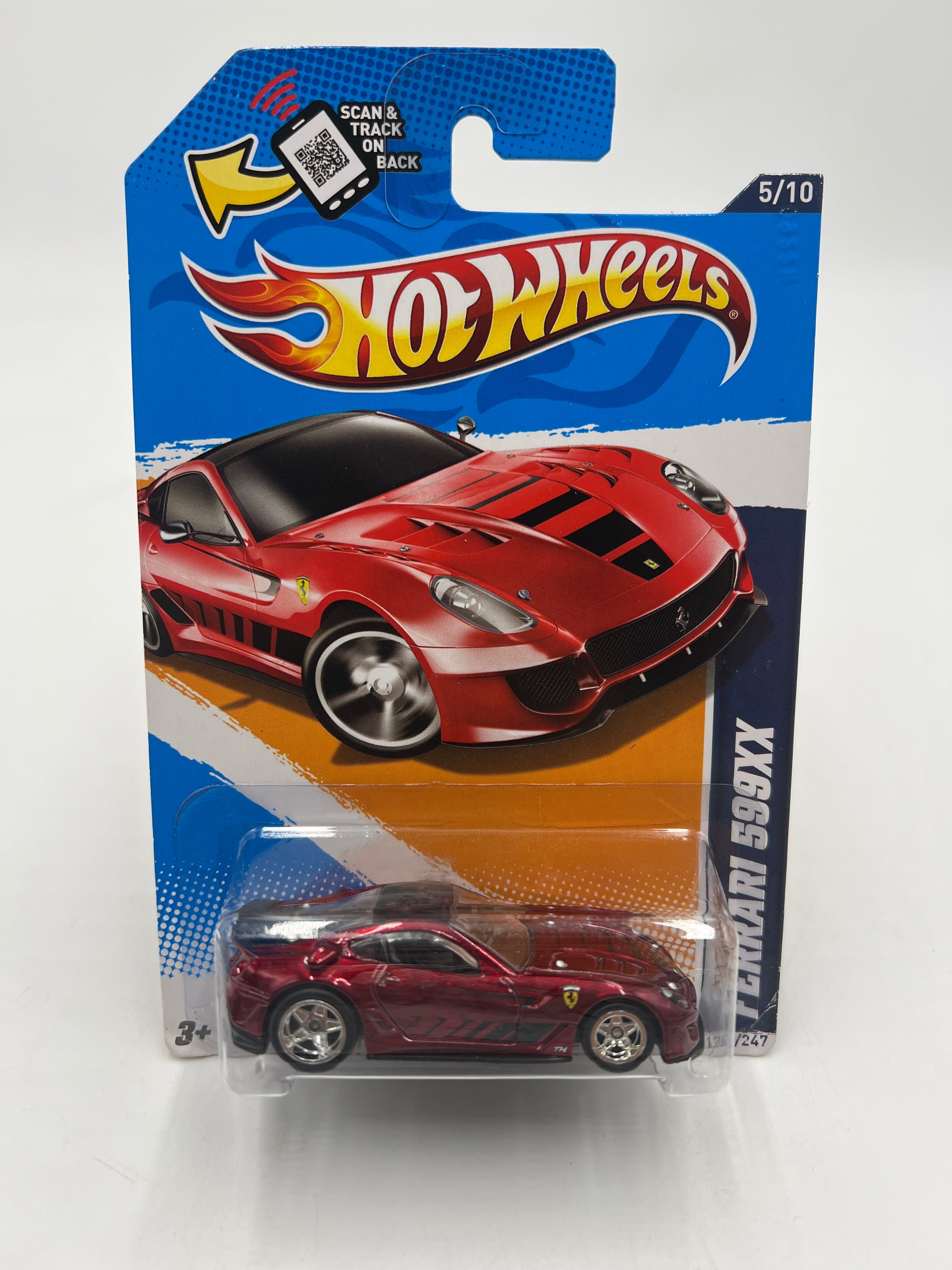 2012 Hot Wheels Super Treasure Hunt #125 Ferrari 599XX Red W