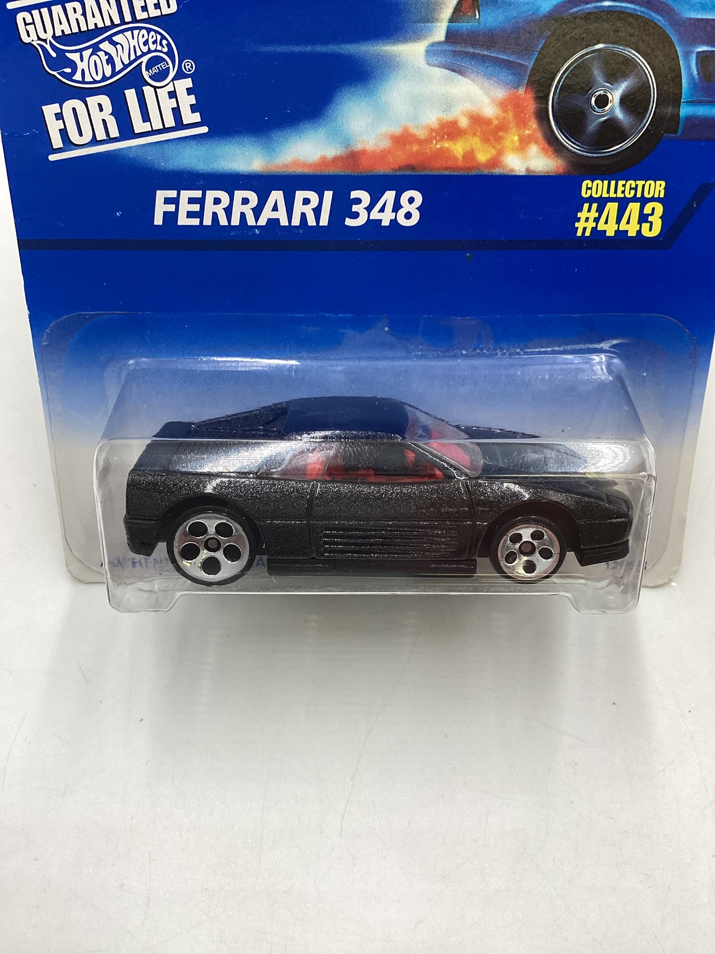 2007 Hot wheels #443 Black Ferrari 348