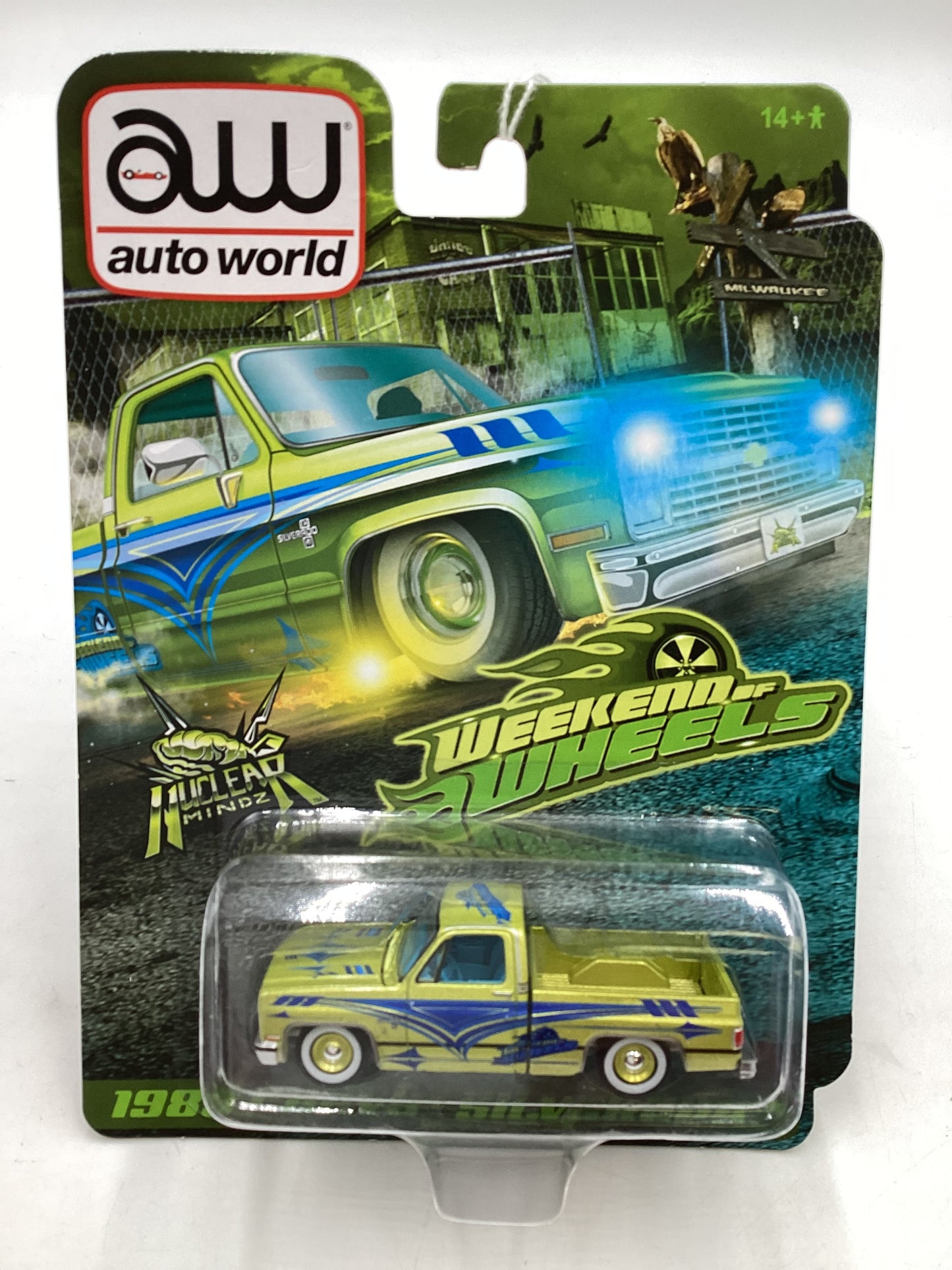 Auto World x HOC Weekend of Wheels Exclusive 1983 Chevy Silverado Green 185E