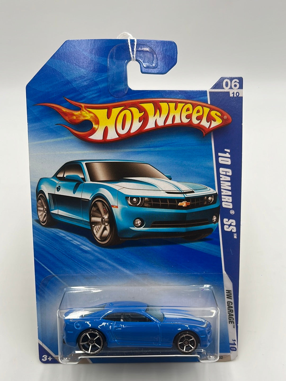 2010 Hot Wheels HW Garage ‘10 Camaro SS Walmart Exclusive Blue  74/240 7F