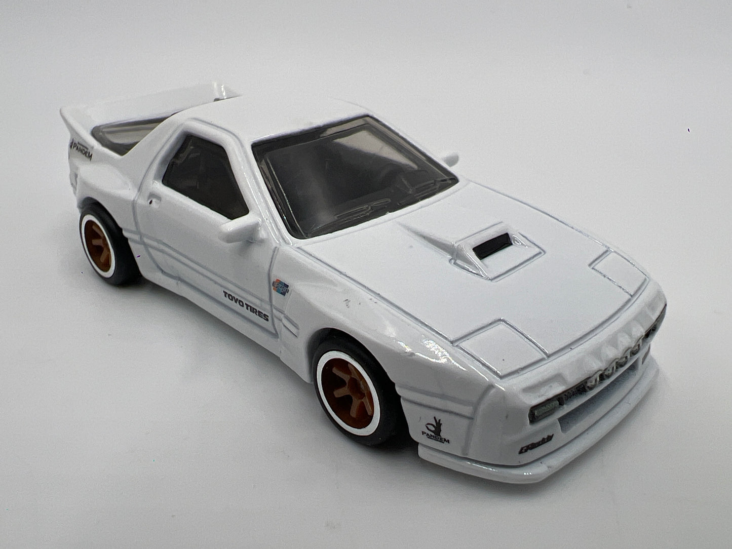 Hot Wheels 1/64 Premium Target 2 Pack Exclusive Mazda RX7 FC Pandem White Loose