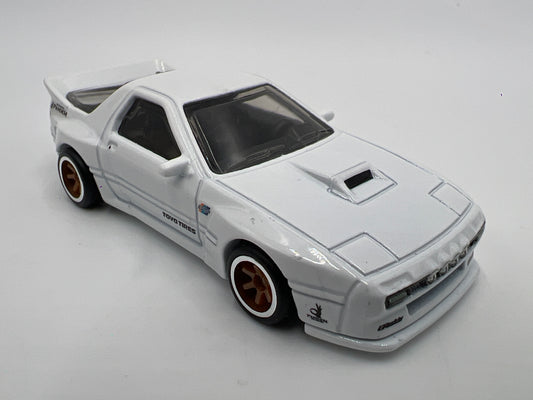 Hot Wheels 1/64 Premium Target 2 Pack Exclusive Mazda RX7 FC Pandem White Loose