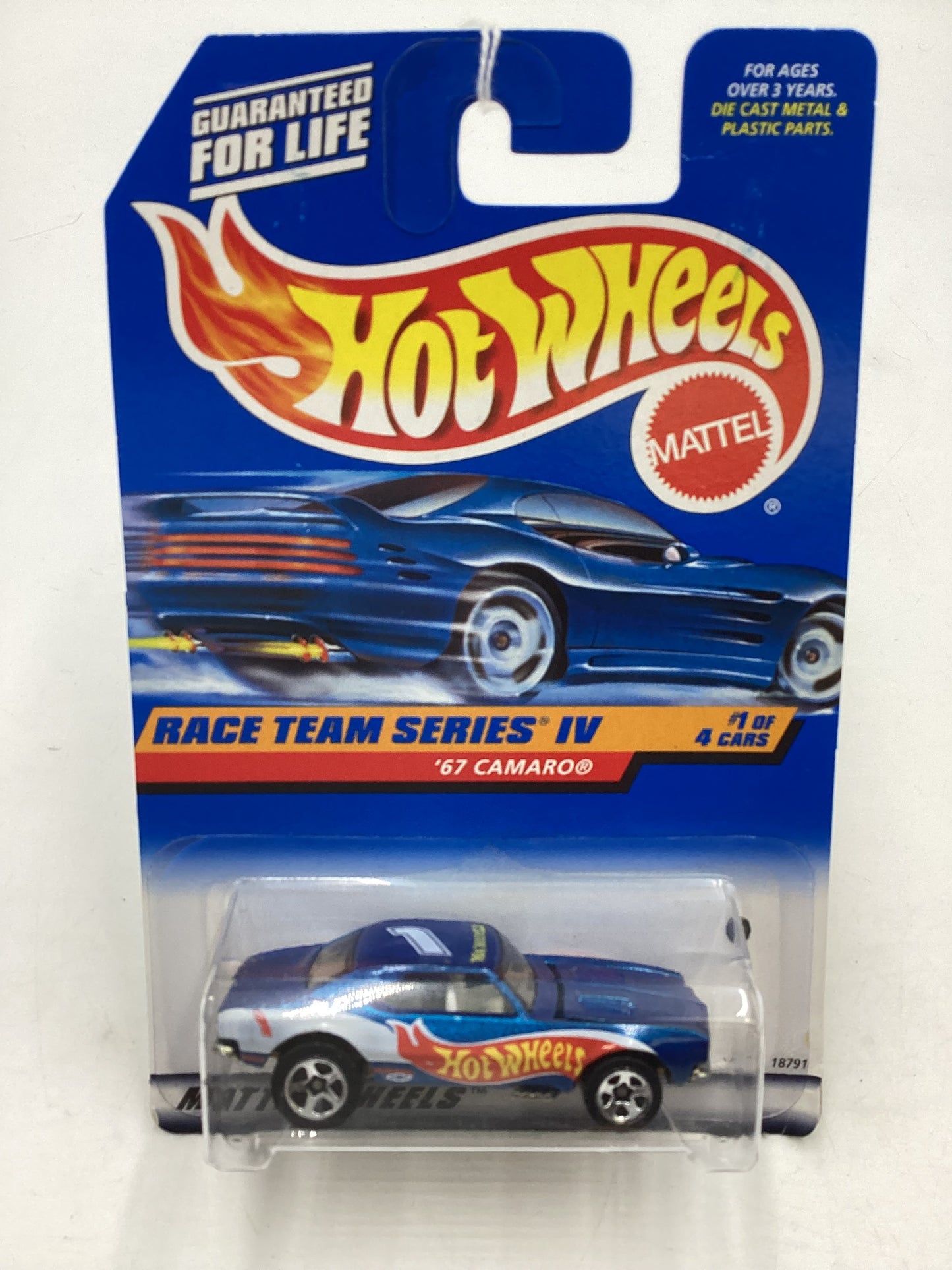 1997 Hot Wheels #725 Race Team Series IV 1/4 ‘67 Camaro 18D