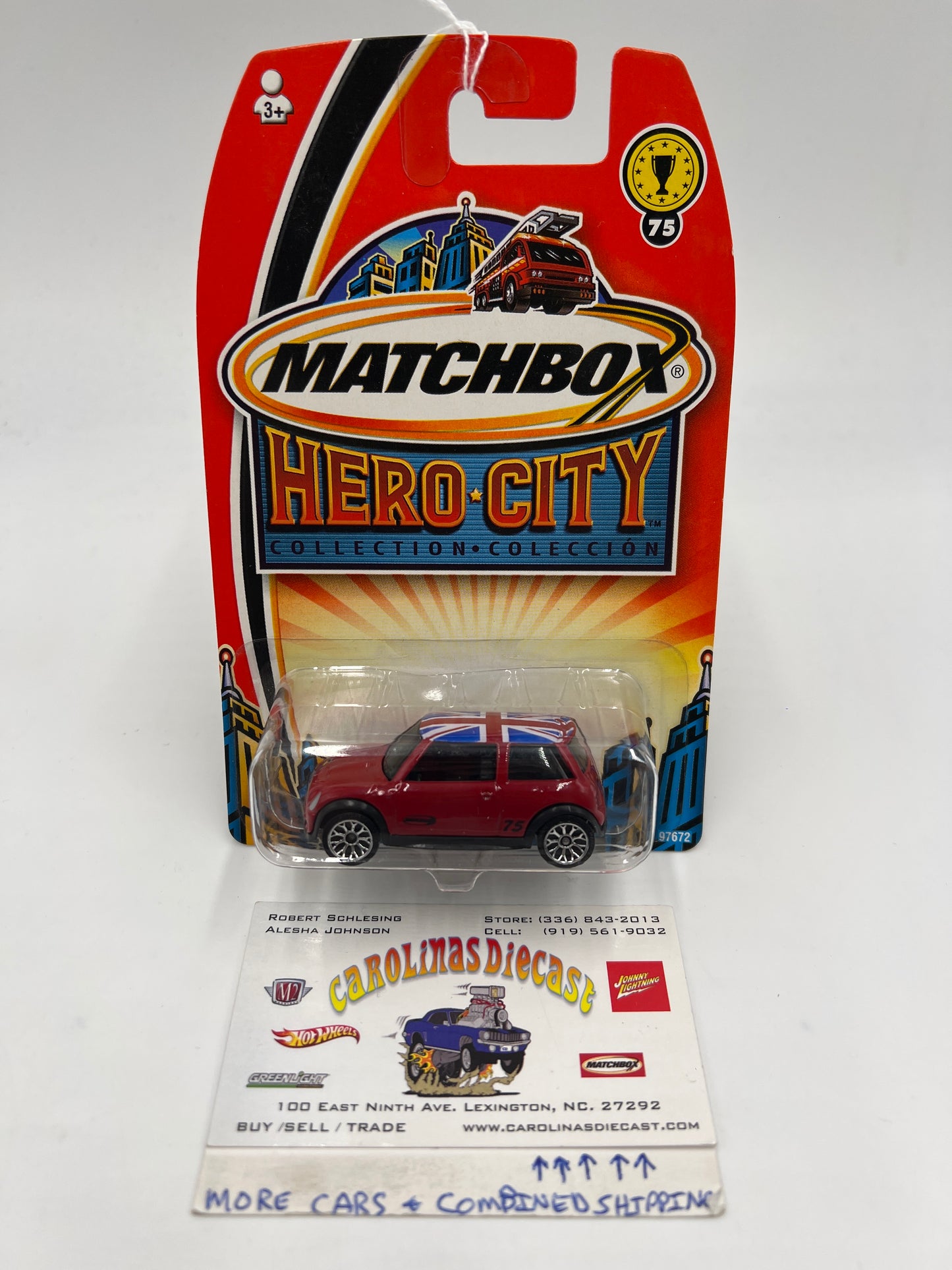 Matchbox Hero City Collection Mini Cooper S Red 208E