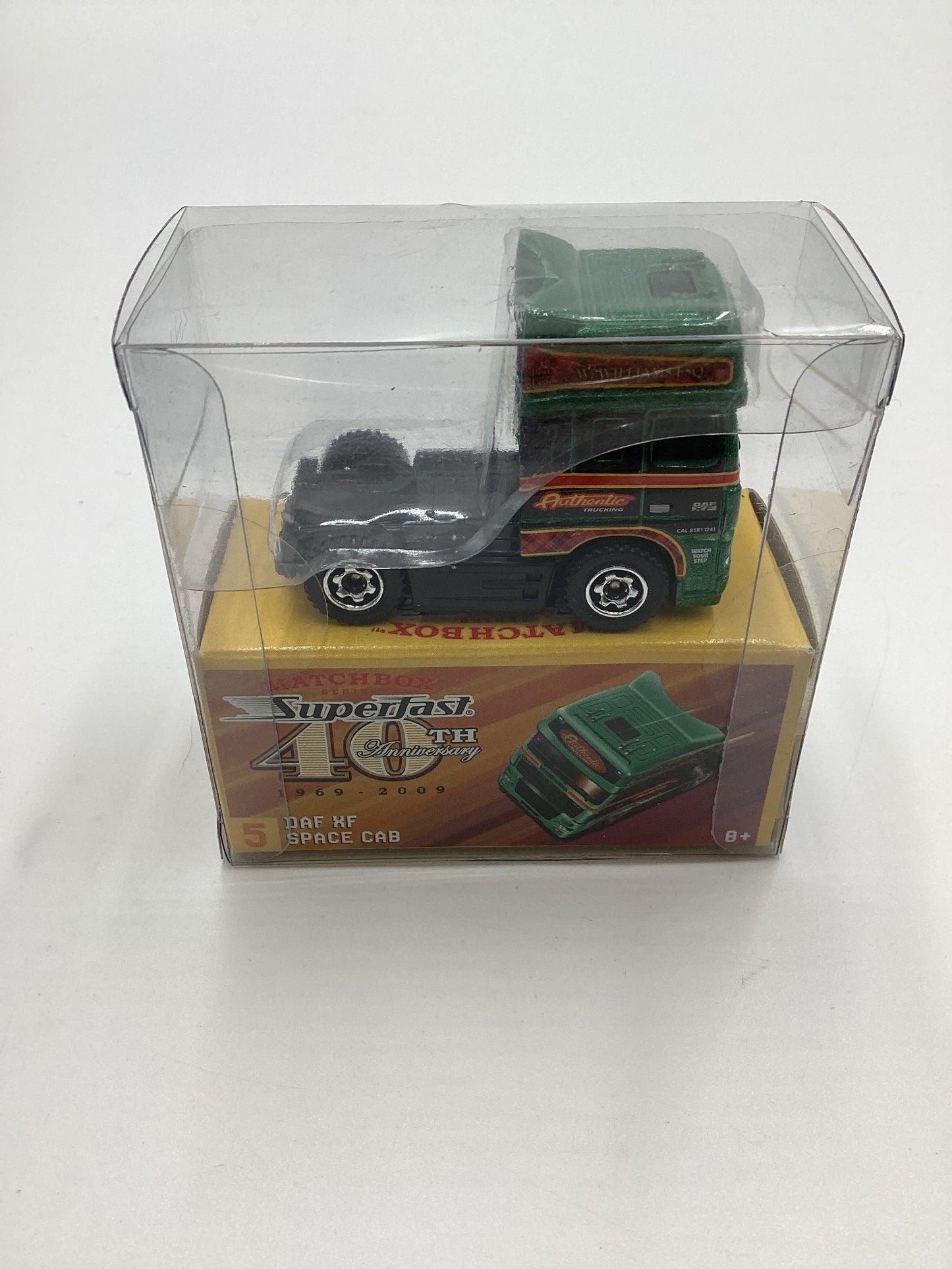 Matchbox 40th Anniversary Superfast #5 DAF XF Space Cab Green