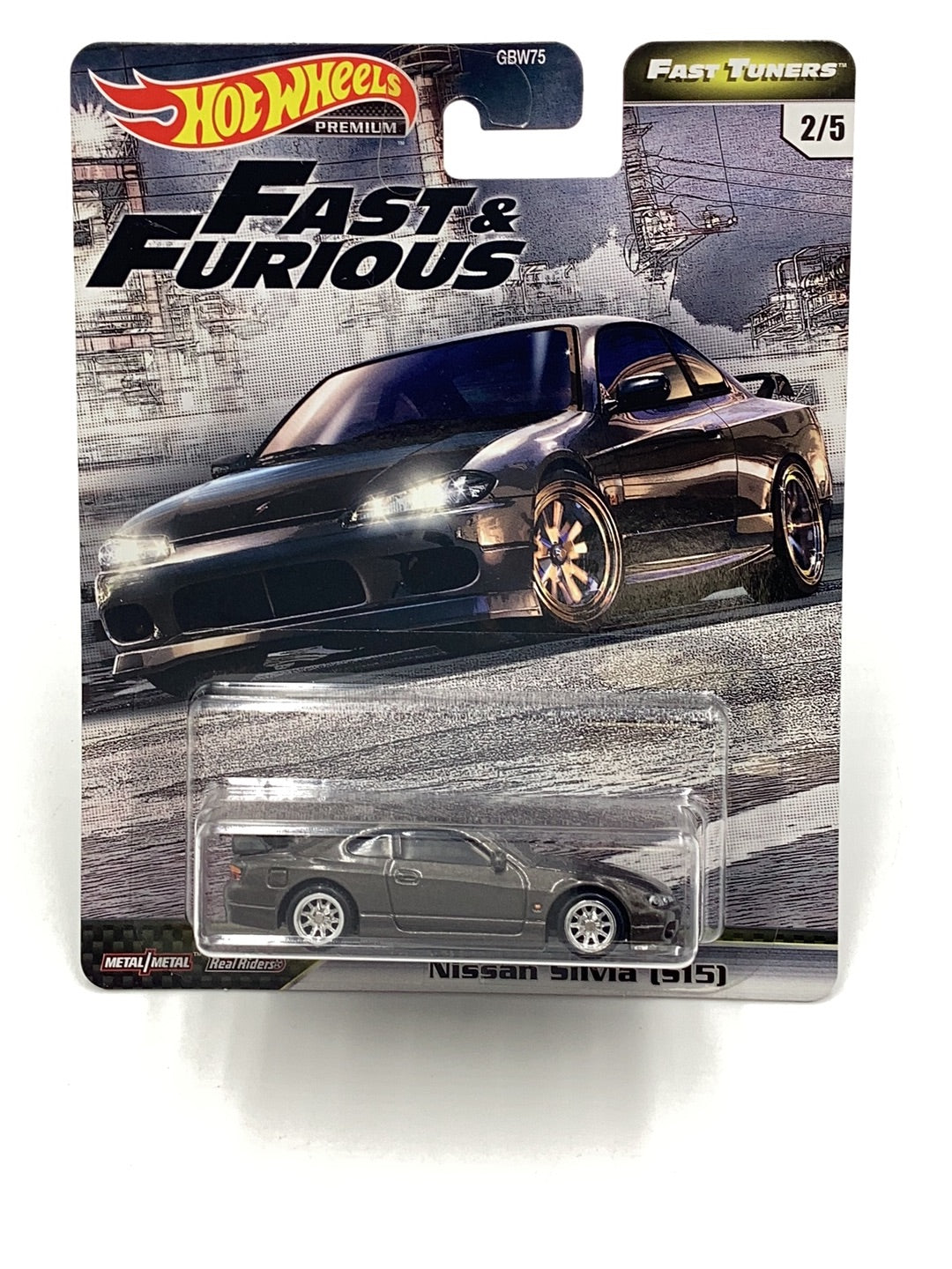 Hot wheels premium fast and furious Fast Tuners 2/5 Nissan Silvia S15 with protector