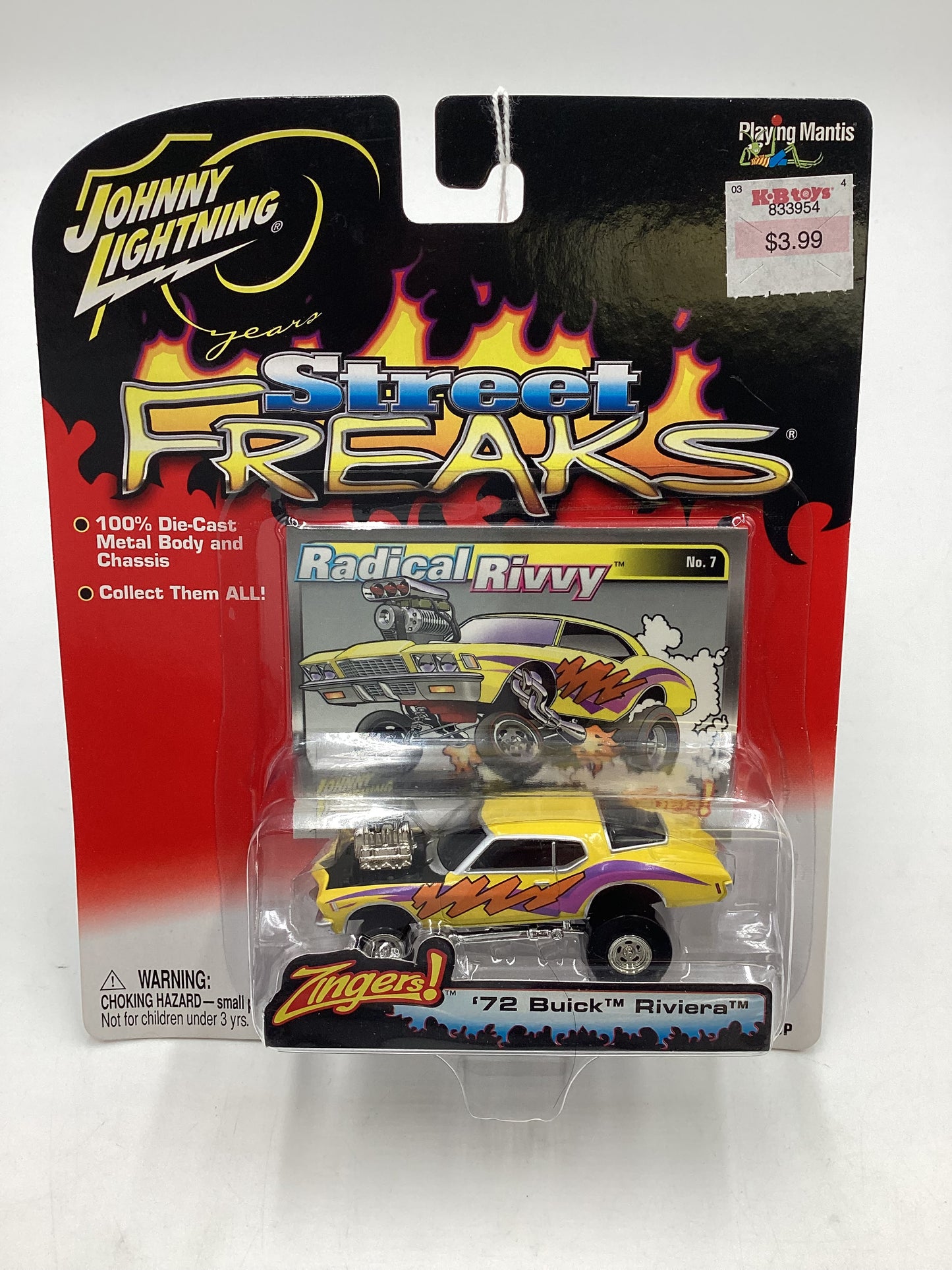 Johnny lightning Street freaks zingers #7 72 Buick Riviera Radical Rivvy 220C