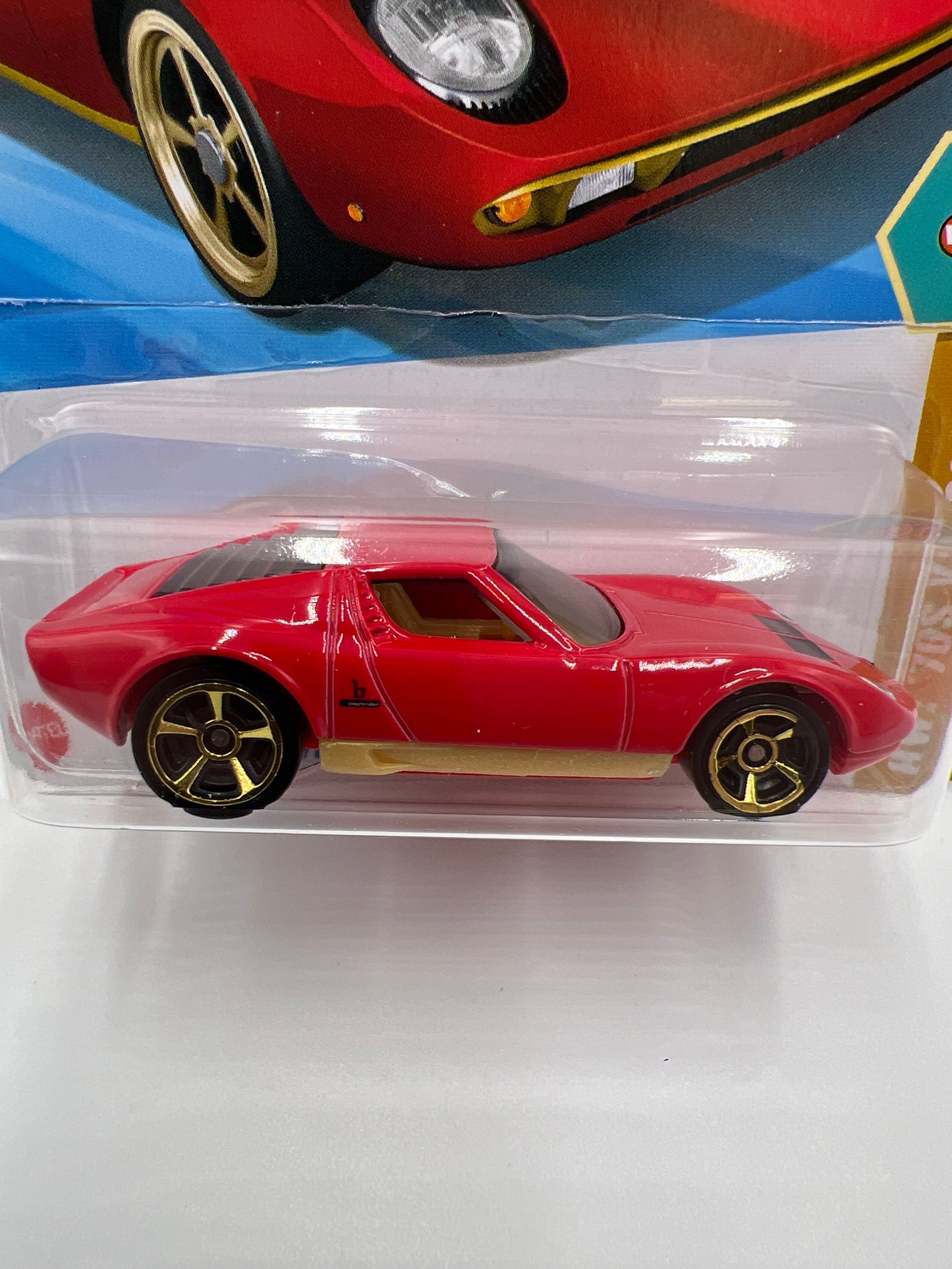 2025 Hot Wheels D Case #78 71 Lamborghini Miura SV Red 102G