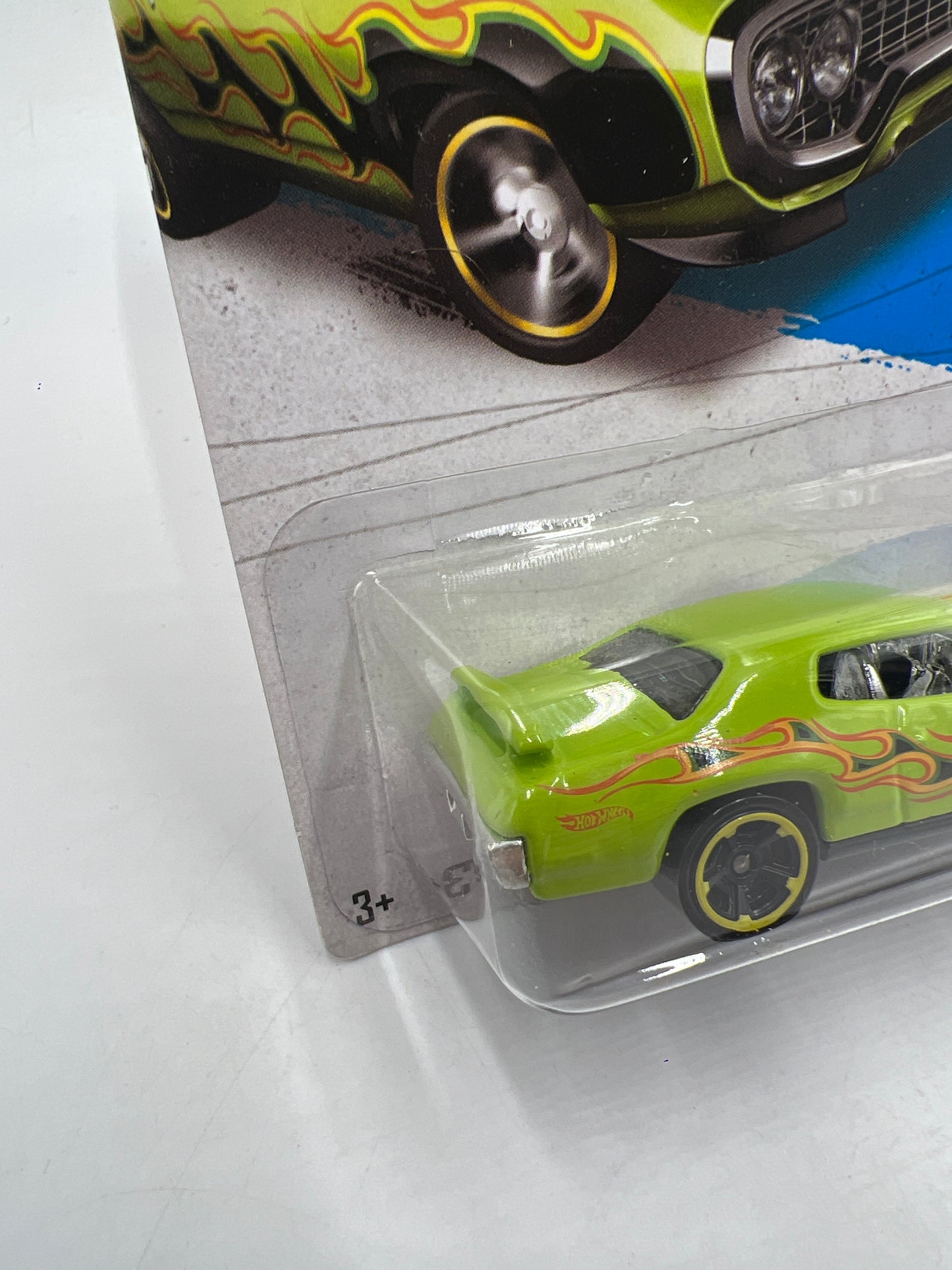 2013 Hot Wheels Kmart Exclusive #215 71 Plymouth Road Runner Light Green 240E