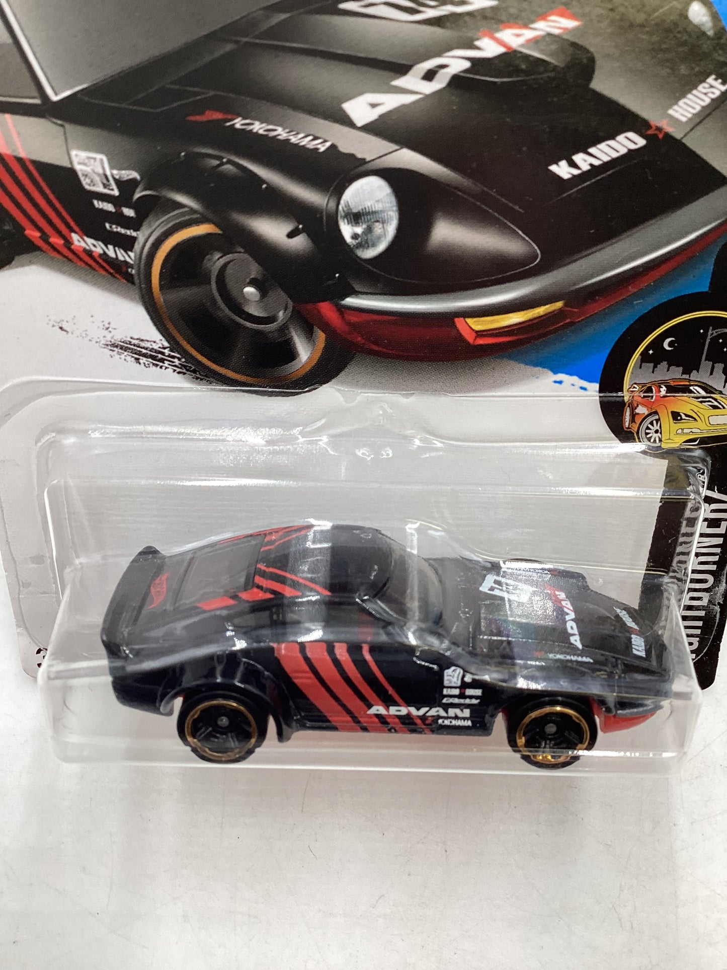 2017 Hot Wheels #357 Nissan Fairlady Z Advan Black 80C