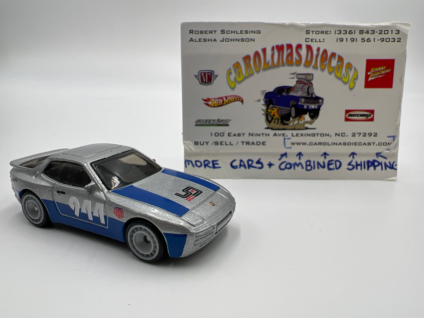 Hot Wheels 89 Porsche 944 Turbo Silver CUSTOM