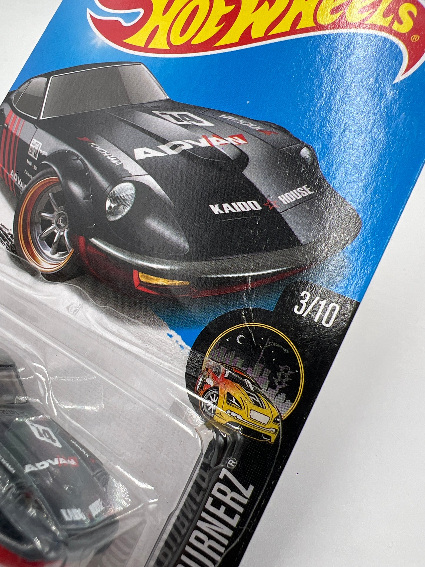 2017 Hot Wheels Super Treasure Hunt Nissan Fairlady Z Black Advan W/Protector