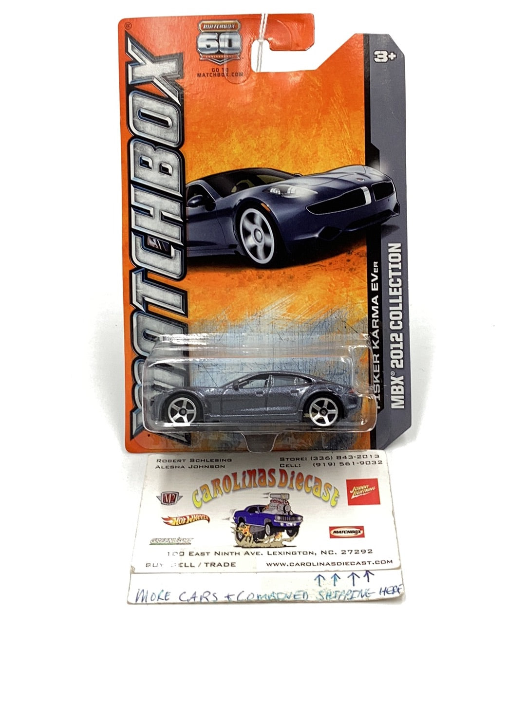 Matchbox 2013 #7 Fisker Karma EV 210B