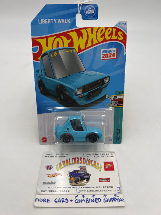 2024 Hot Wheels N Case #213 Tooned Nissan Skyline 2000GT-R LBWK Light Blue