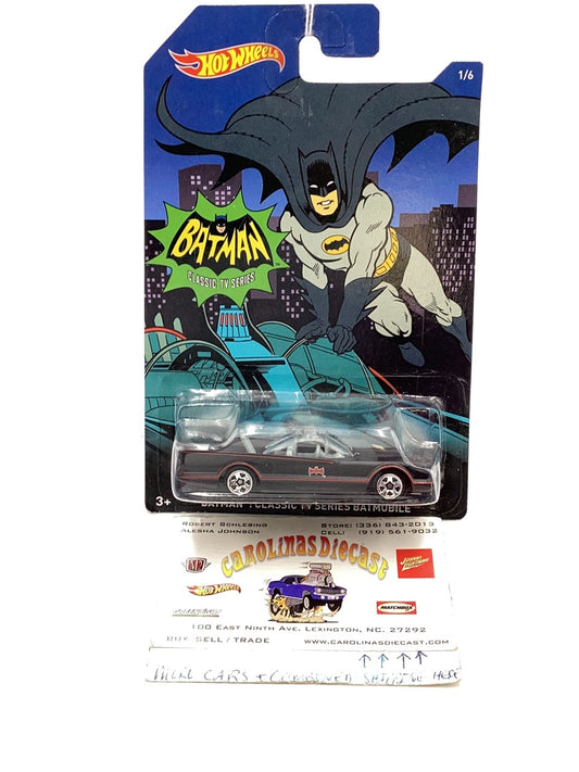 Hot wheels Batman classic TV series Batmobile 1/6 #1 118A