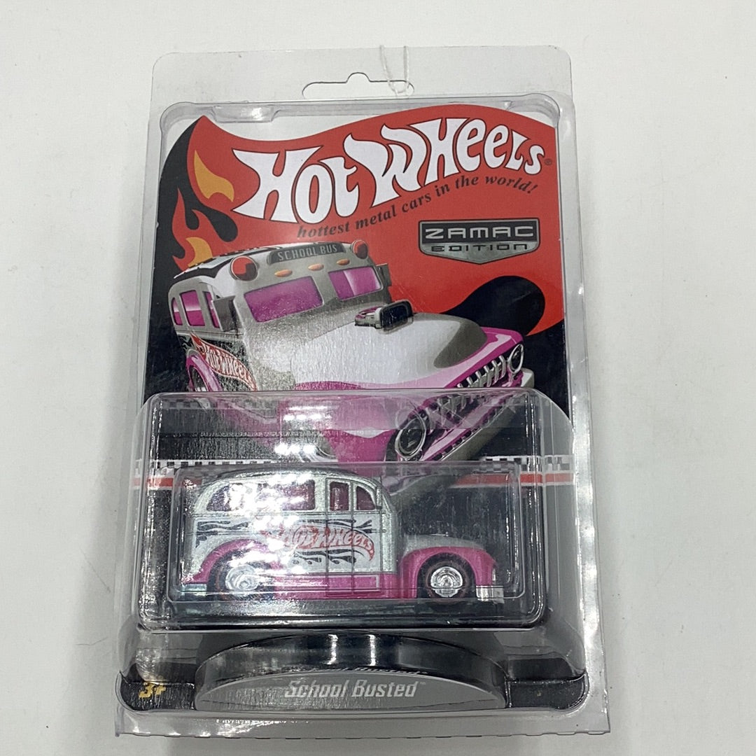 2013 Hot wheels collectors edition Zamac School Busted with protector
