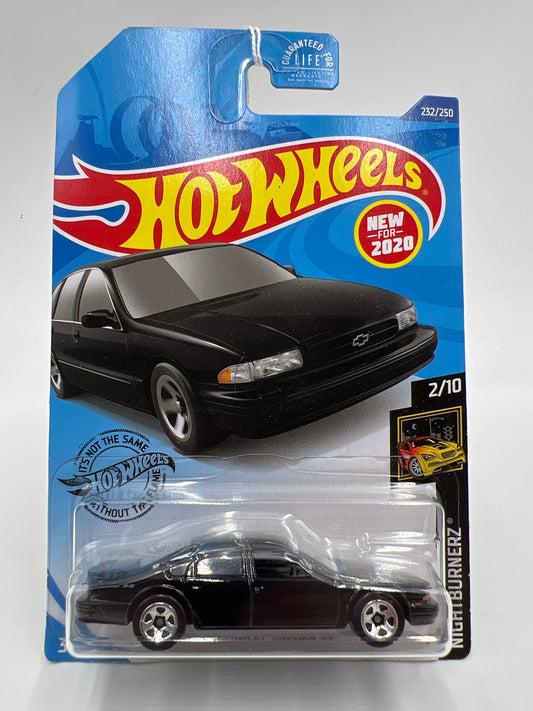 2020 Hot Wheels #232 96 Chevrolet Impala SS Black 16A