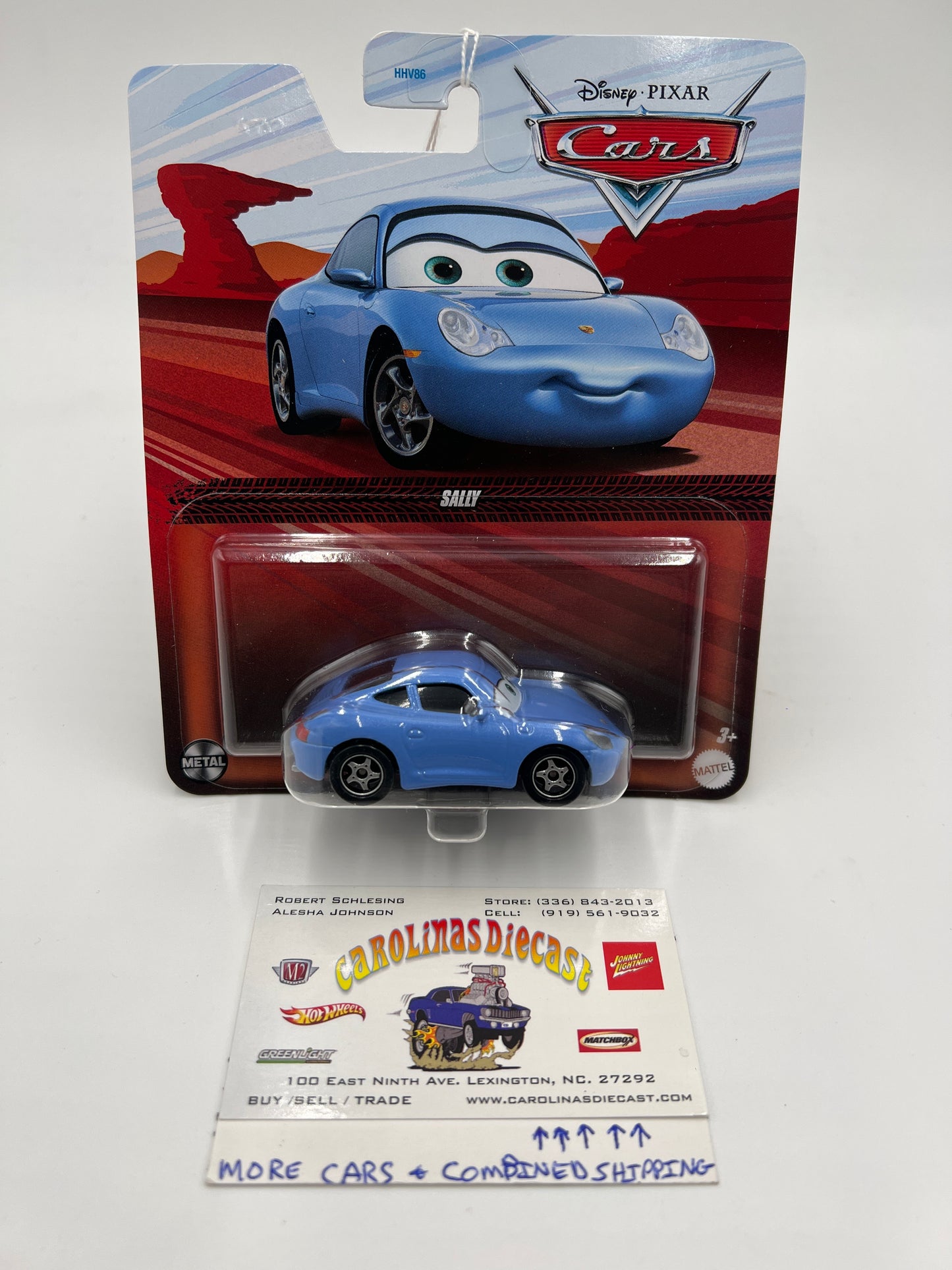Disney Pixar Cars Sally Carrera Light Blue 140F
