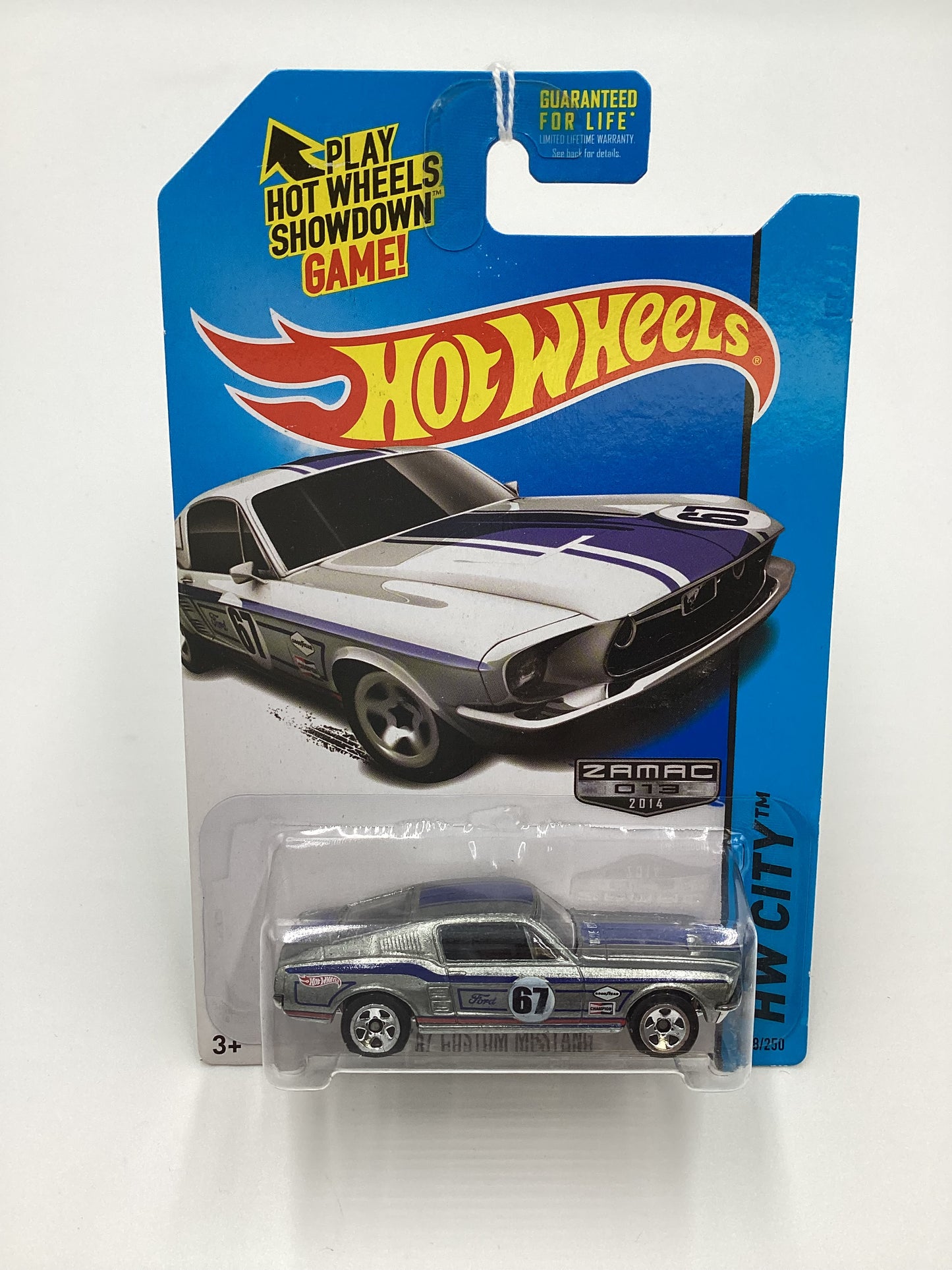 2014 Hot Wheels #098 Zamac 67 Custom Mustang