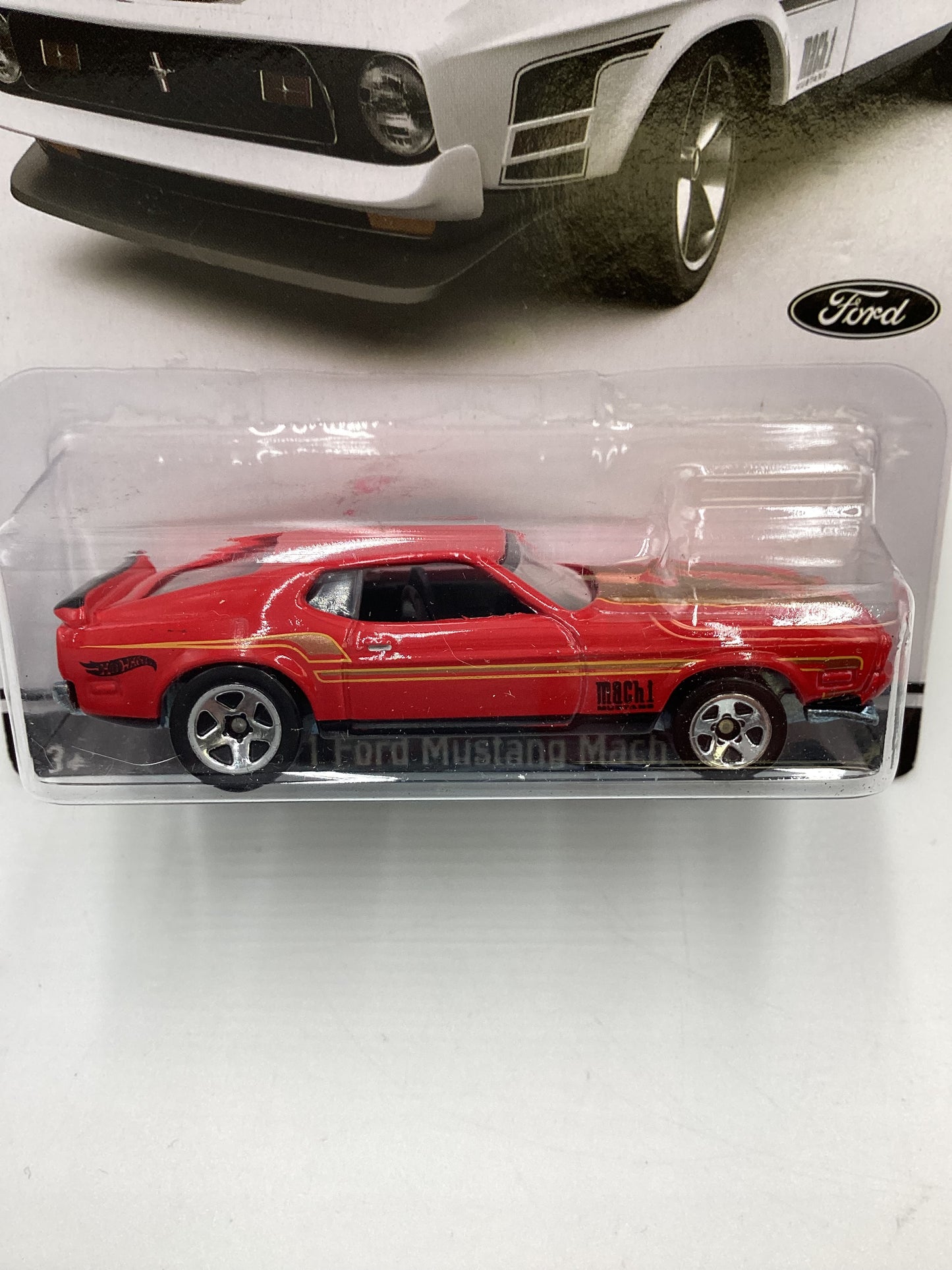 Hot Wheels Mustang 50 Years #3 1971 Ford Mustang Mach 1 Red 152F