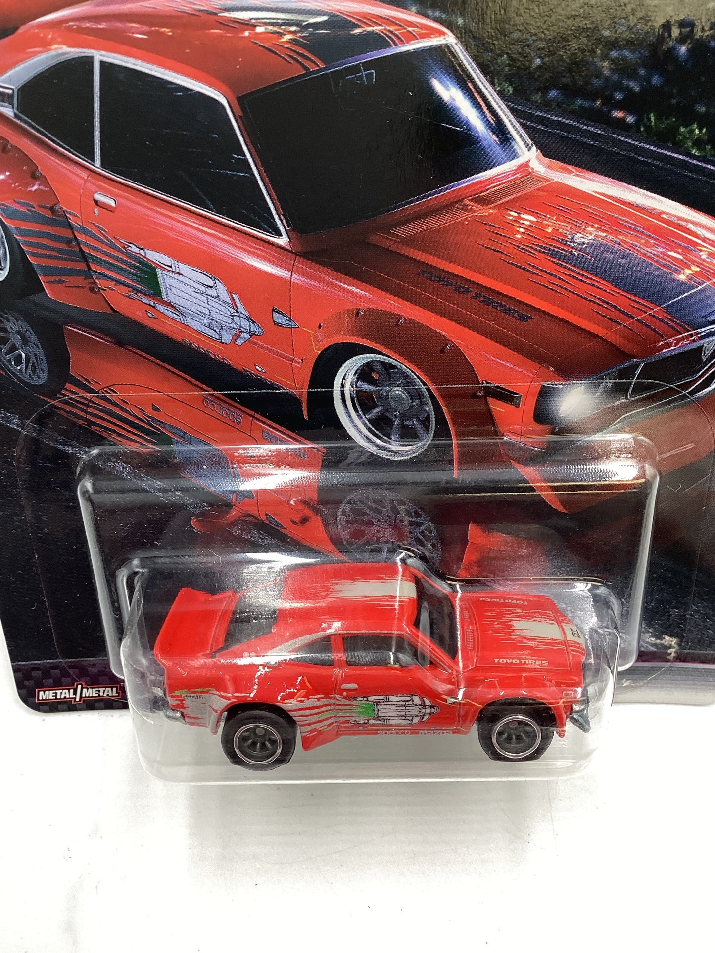 Hot Wheels Fast and Furious Fast Rewind #1 Mazda RX-3 Red Cracked Blister 246D