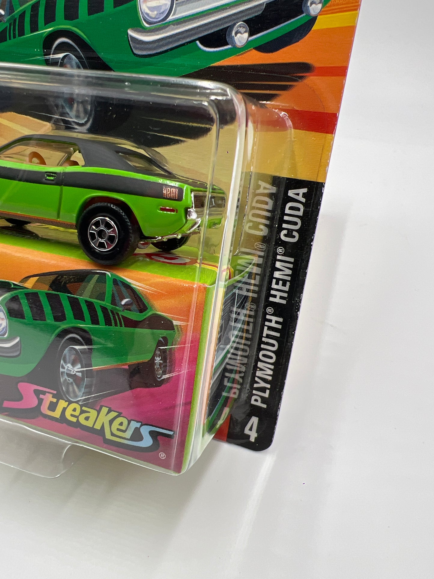Matchbox Streakers #4 Plymouth Hemi Cuda Green 170G