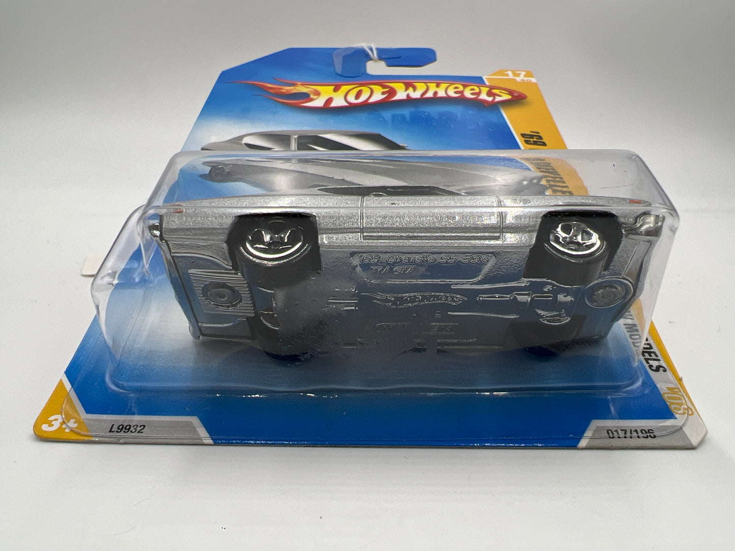 2008 Hot Wheels New Models #17 69 Chevelle Silver 5A