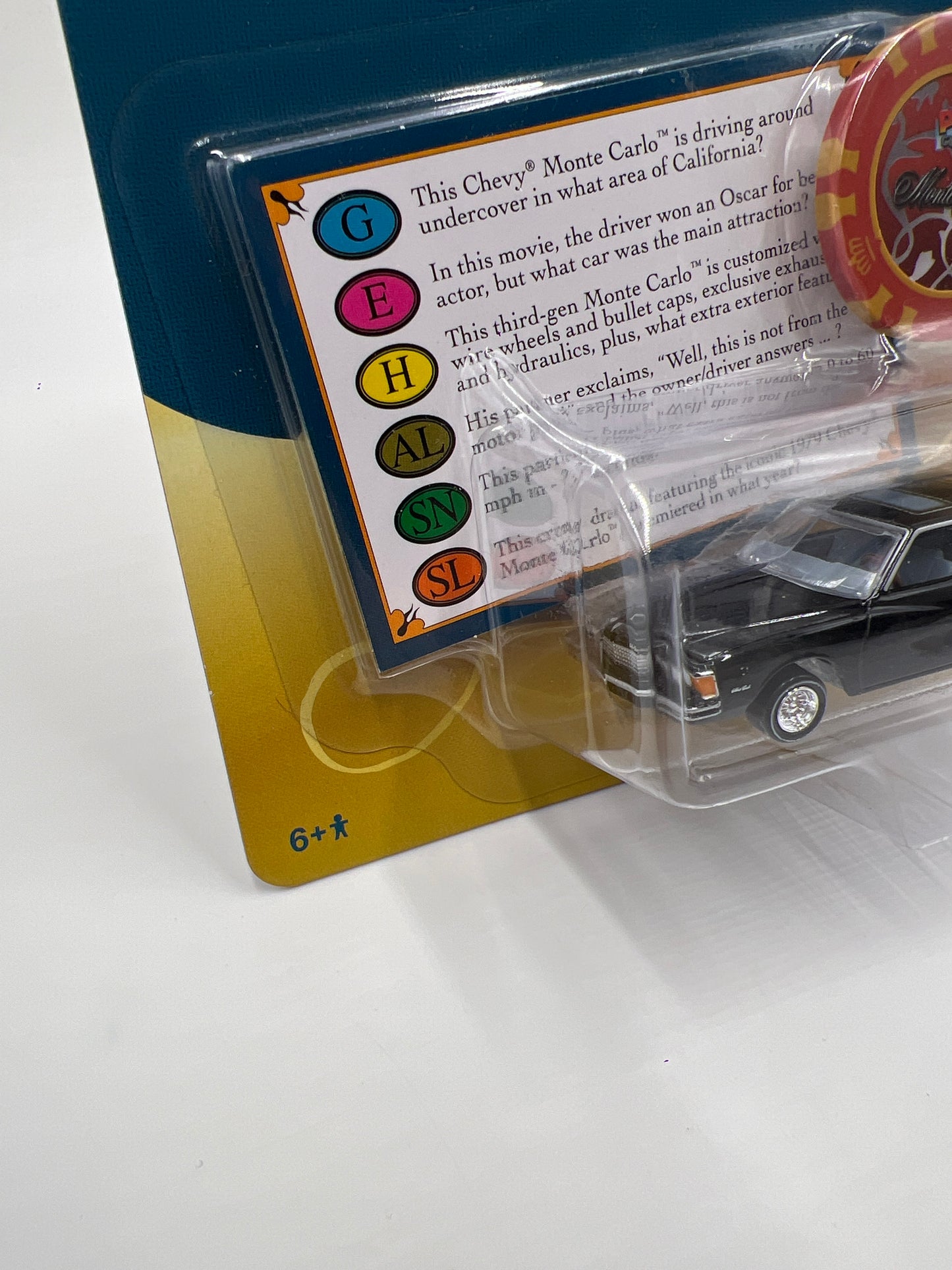 Johnny Lightning Pop Culture Trivial Pursuit Release 2 #4 1979 Chevy Monte Carlo Black