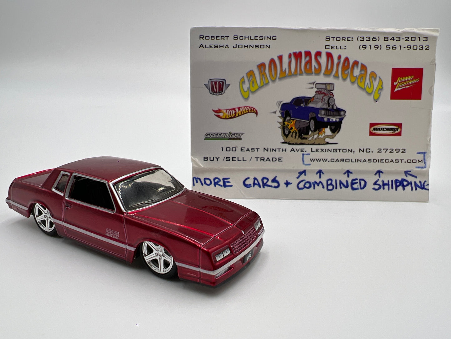 Maisto G Ridez 1986 Chevrolet Monte Carlo SS Red Loose