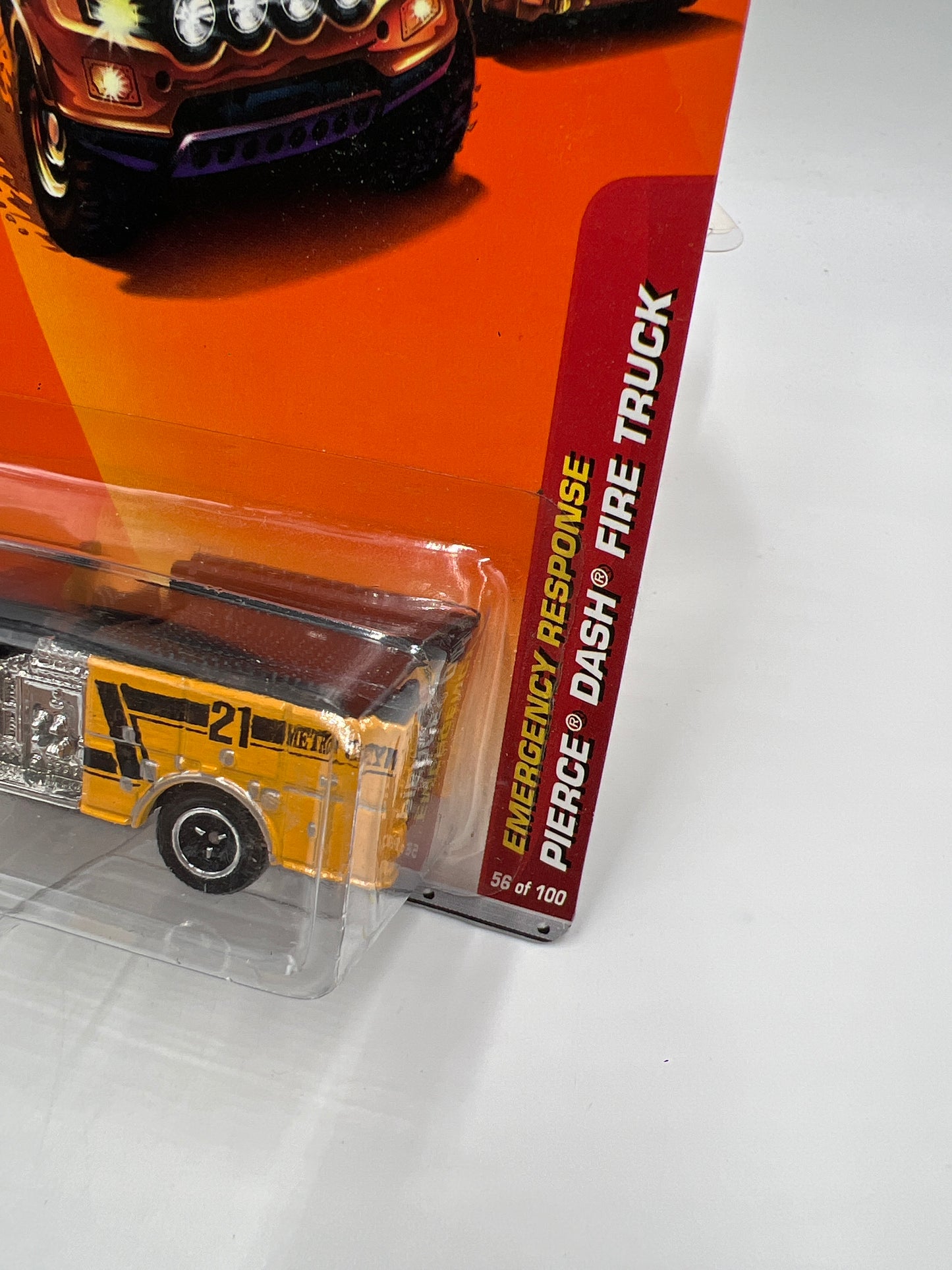 Matchbox Emergency Response #56 Pierce Dash Fire Truck Yellow 206B
