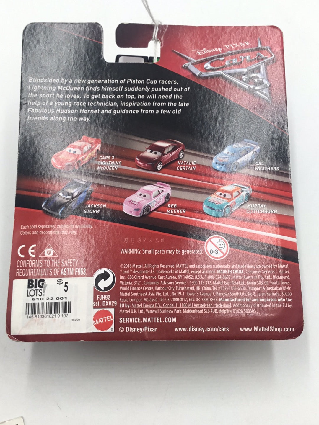 2017 Disney Pixar Cars 3 Mater 138C