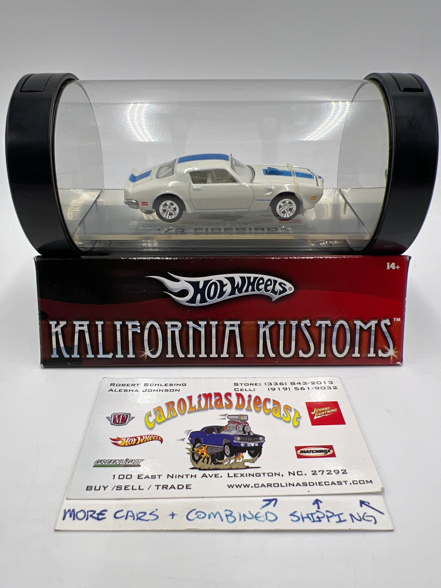 Hot Wheels Kalifornia Kustom 70 Firebird White