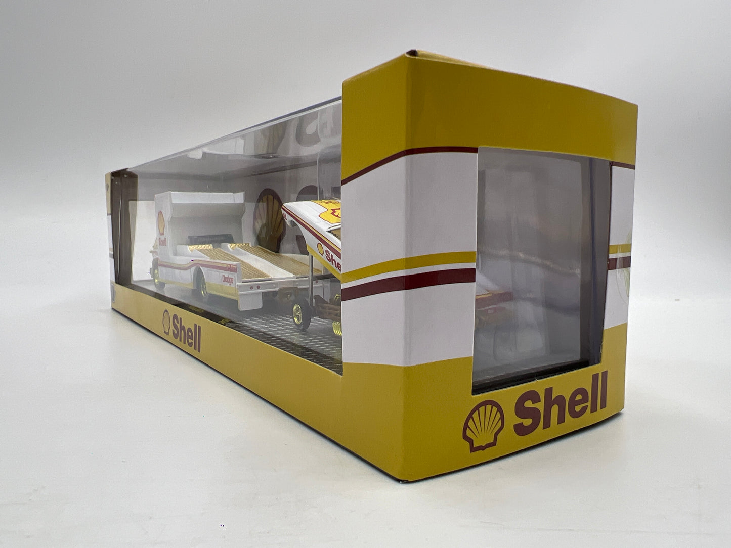 M2 Machines Auto Haulers CHASE Shell 1966 Dodge L600 COE & 1971 Dodge Challenger Funny Car S42