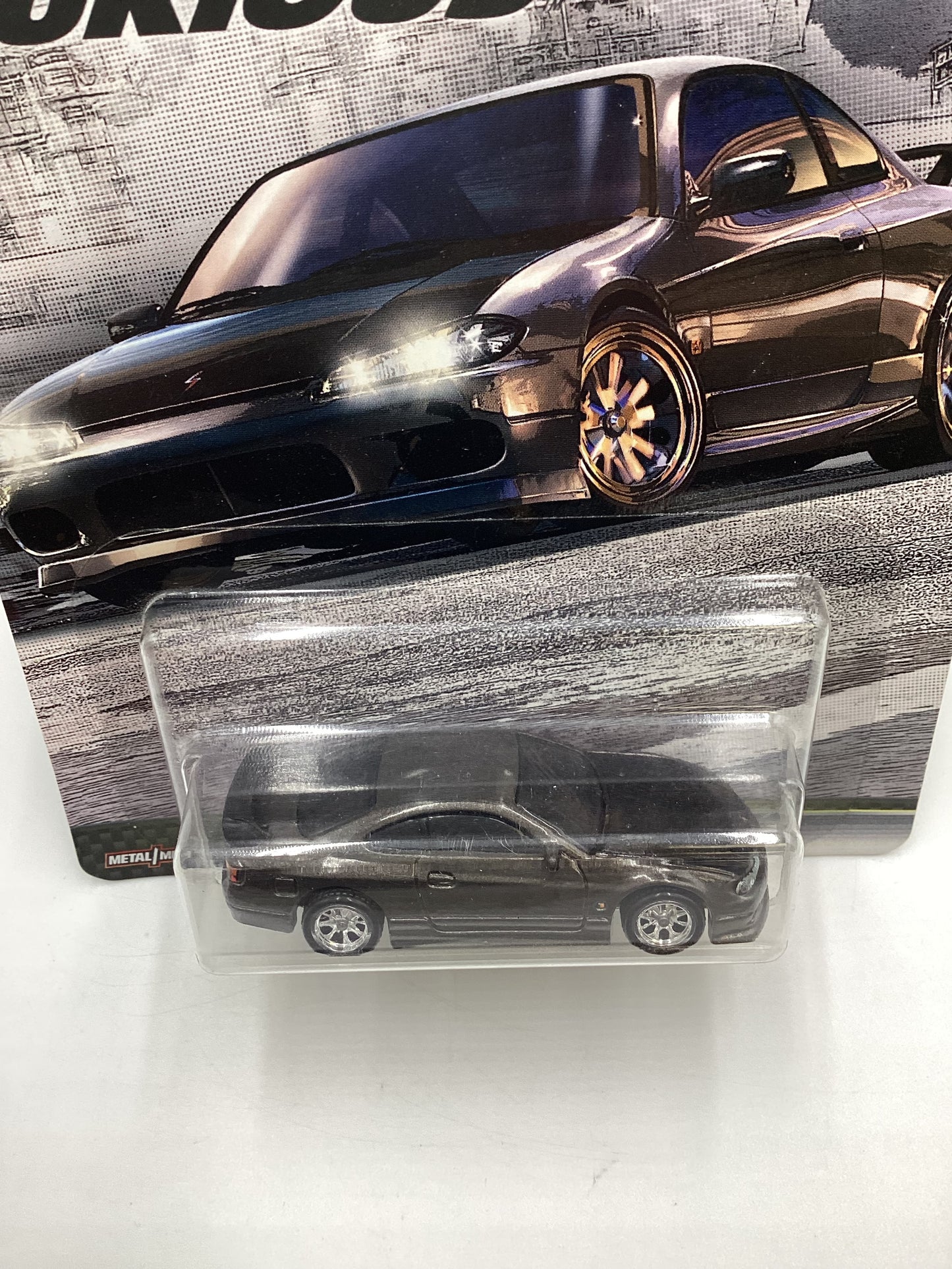 Hot wheels Fast and furious Fast Tuners #2 Nissan Silvia S15 Gray with protector