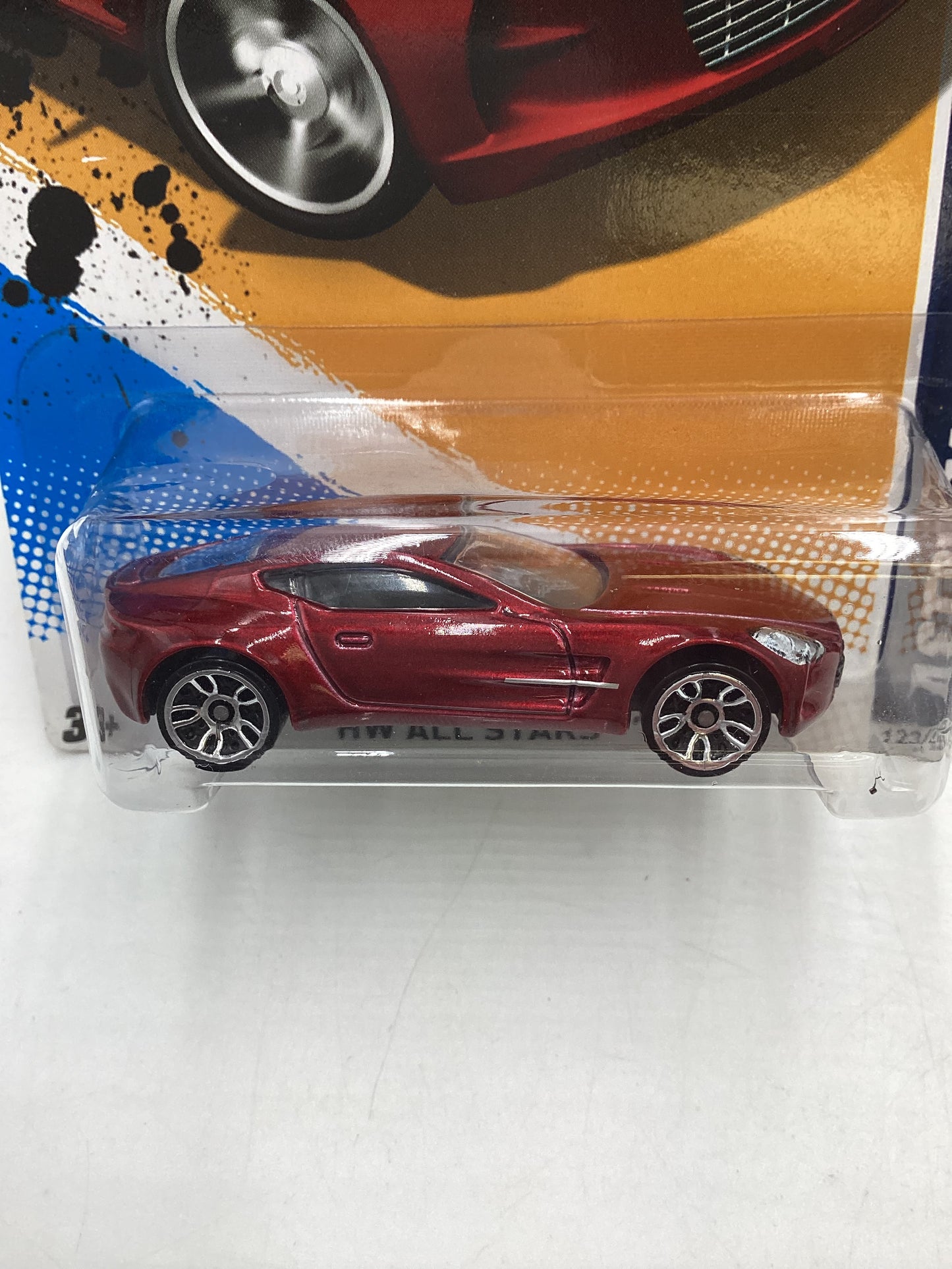 2012 Hot Wheels All Stars #123 Aston Martin One-77 Red 105B