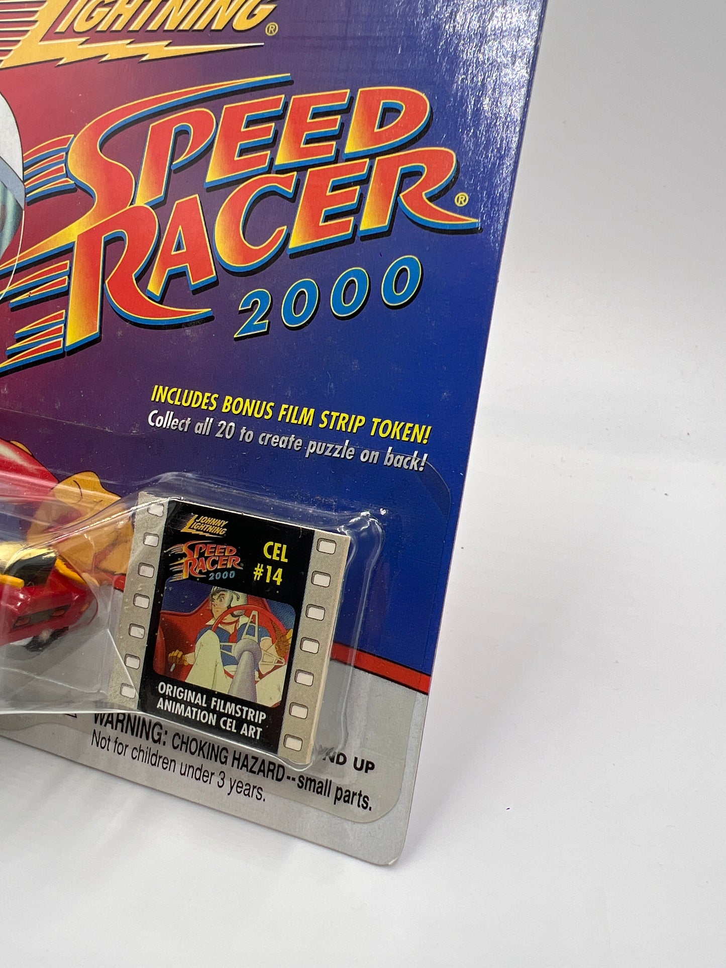 Johnny Lightning White Lightning Chase Speed Racer 2000 CEL #14 Captain Terror Red