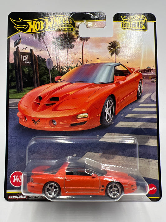 Hot Wheels Premium Boulevard #143 2002 Pontiac Firebird Orange