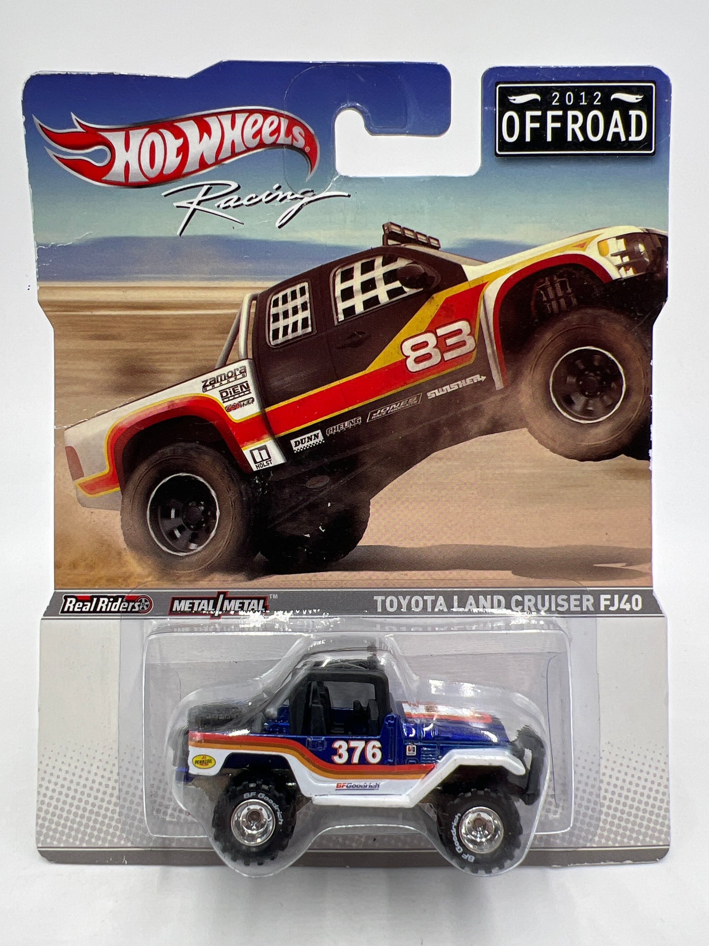 2012 Hot Wheels Premium Off Road Toyota Land Cruiser FJ40 241F