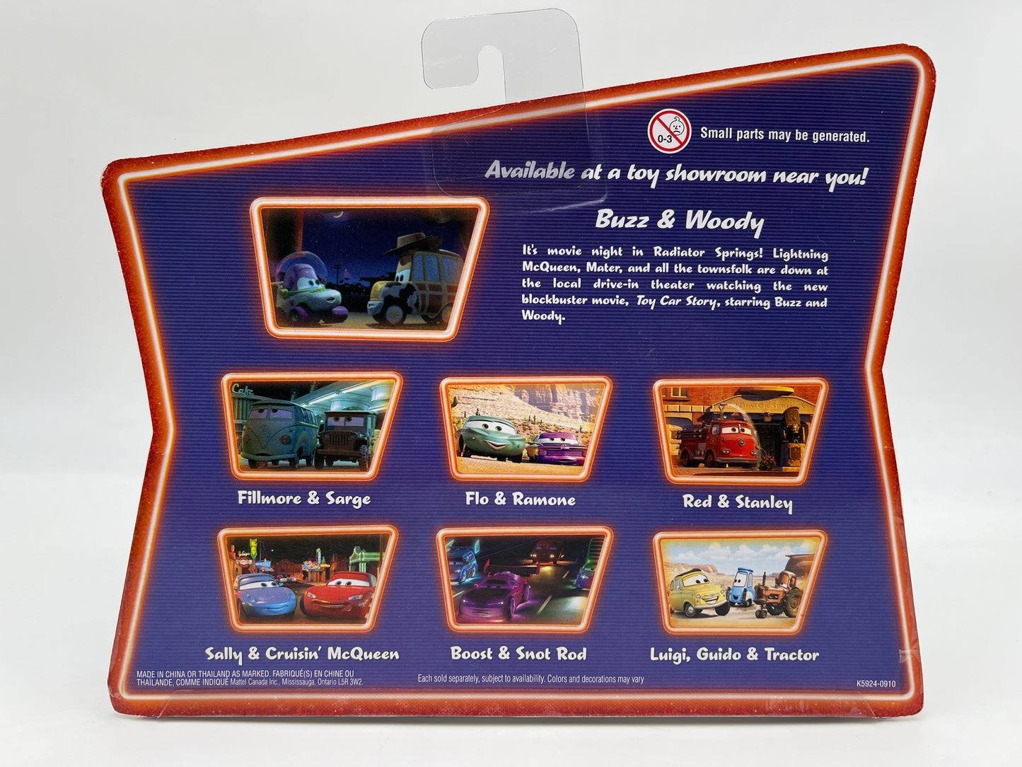 Disney Pixar Cars Supercharged 2 Pack Movie Moments Buzz & Woody