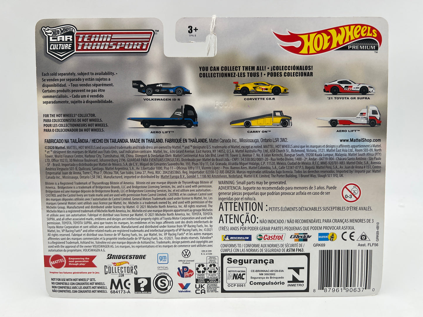 Hot Wheels Team Transport #35 Volkswagen ID R & Aero Lift