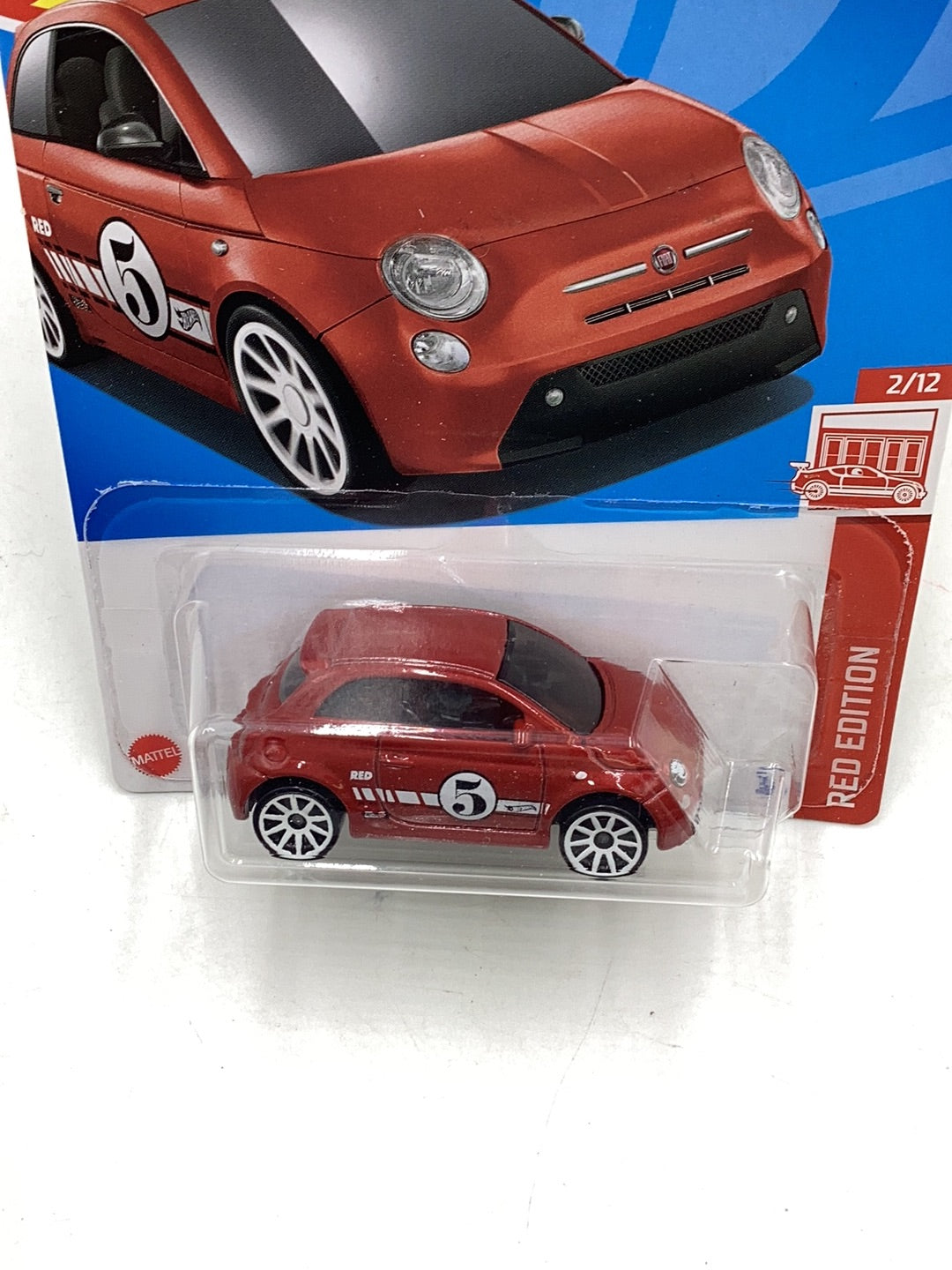 2024 Hot wheels Red edition #22 Fiat 500e 152E