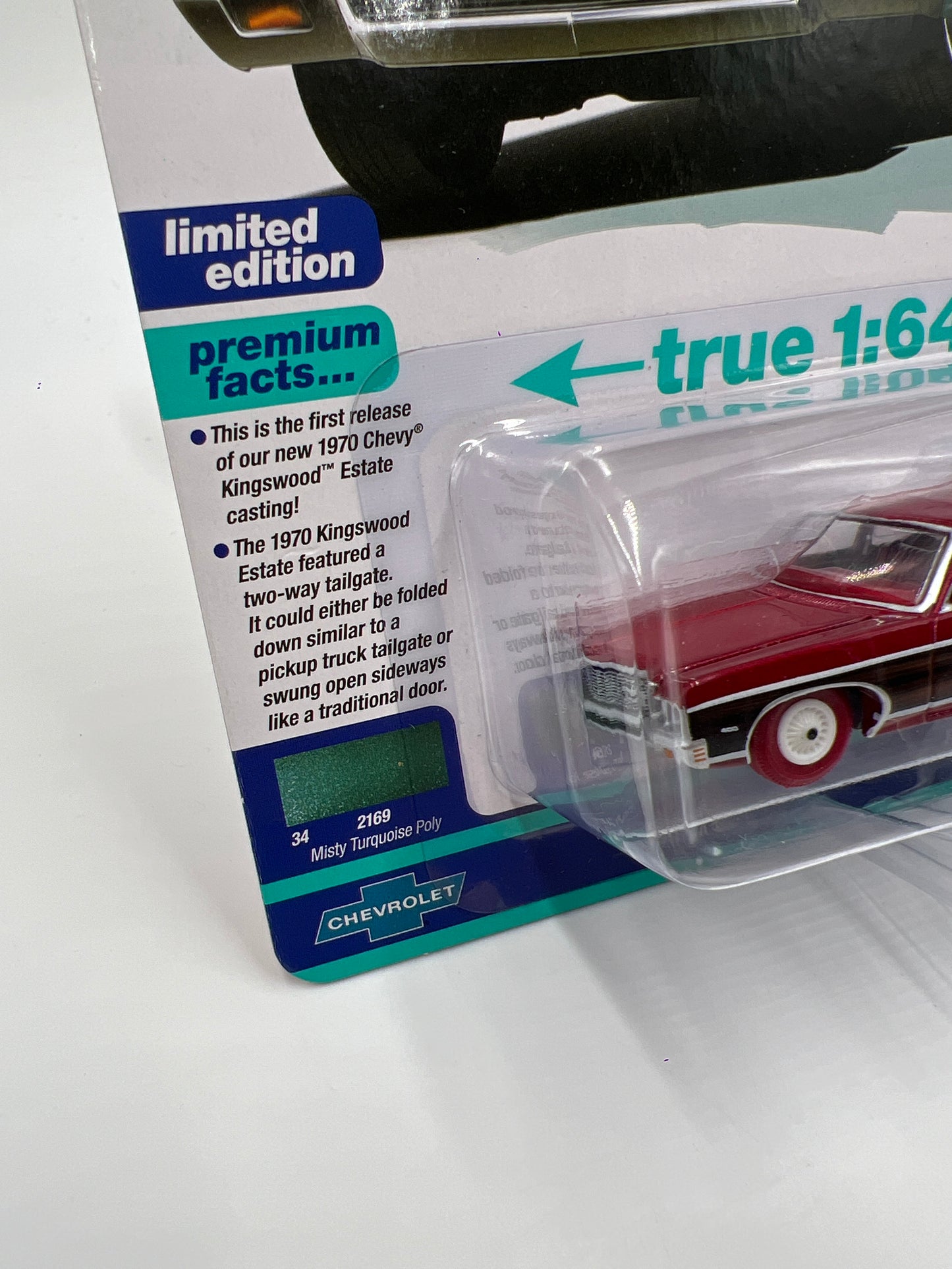 2023 Auto World Ultra Red Chase Muscle Wagons Release 4 Version A 1970 Kingswood Estate