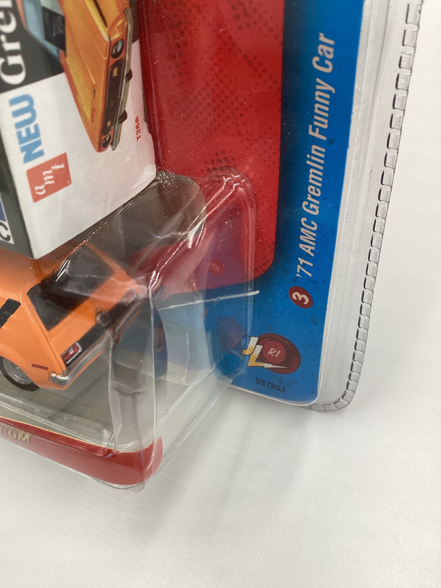 Johnny lightning Classic Plastic Release 1 #3 71 AMC Gremlin Funny Car Orange 232C