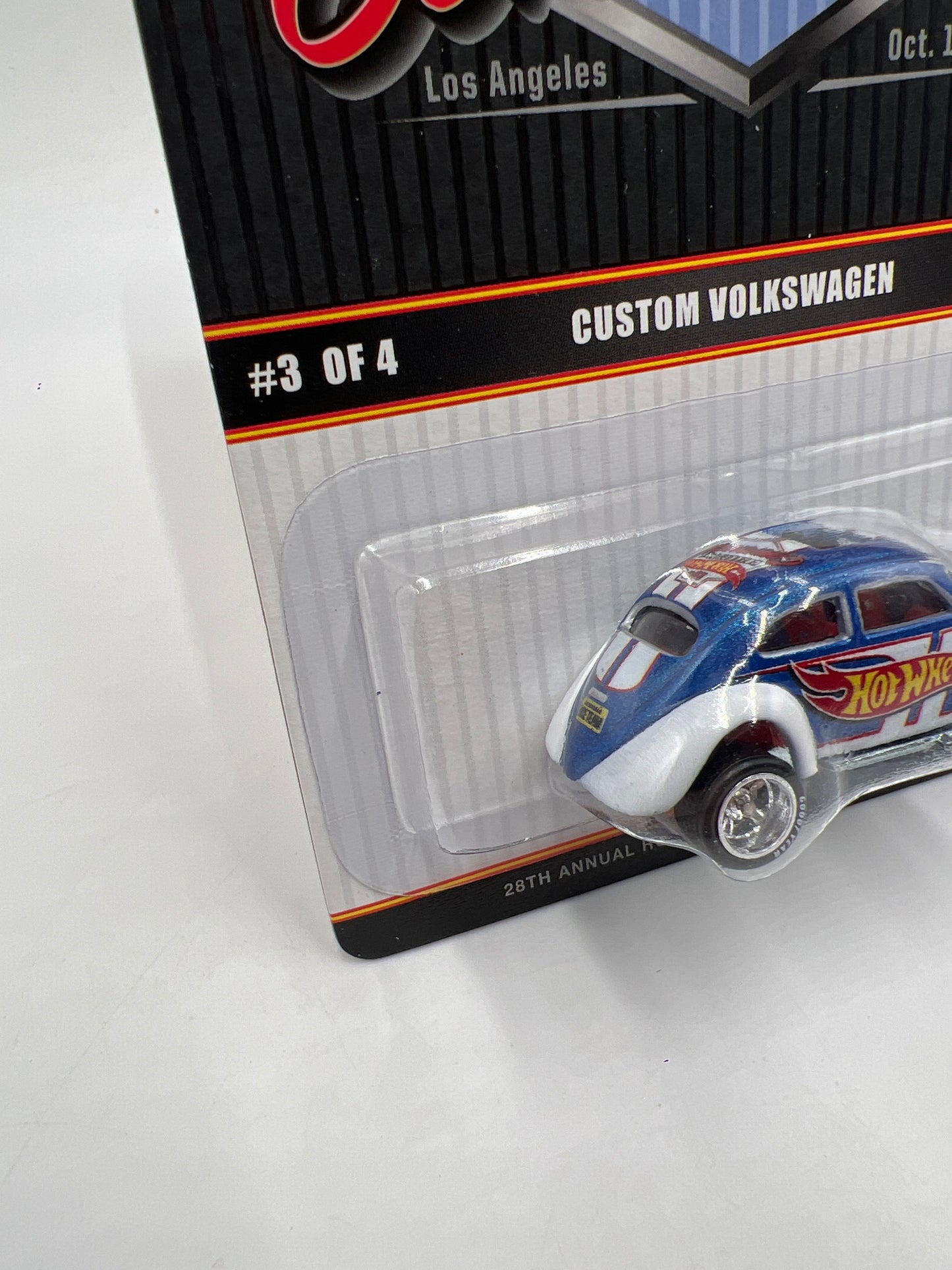 2014 Hot Wheels 28th Annual Collectors Convention LA #1781/2000 Custom Volkswagen Beetle W/Protector