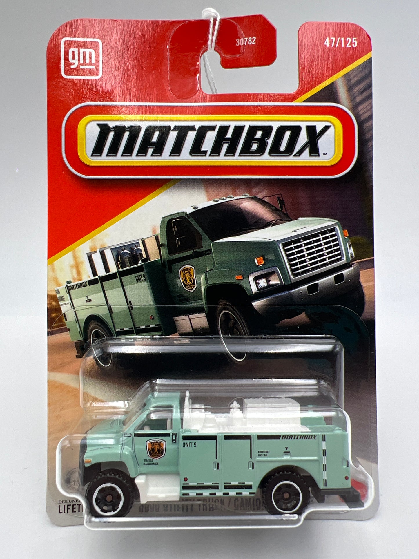 2026 Matchbox #47 National Parks GMC 3500 Utility Truck 205G