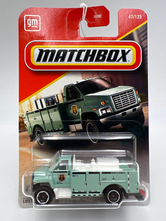 2026 Matchbox #47 National Parks GMC 3500 Utility Truck 205G