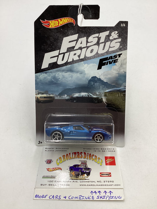 Hot Wheels 2017 Fast & Furious Fast Five Ford Gt-40 #3 69D