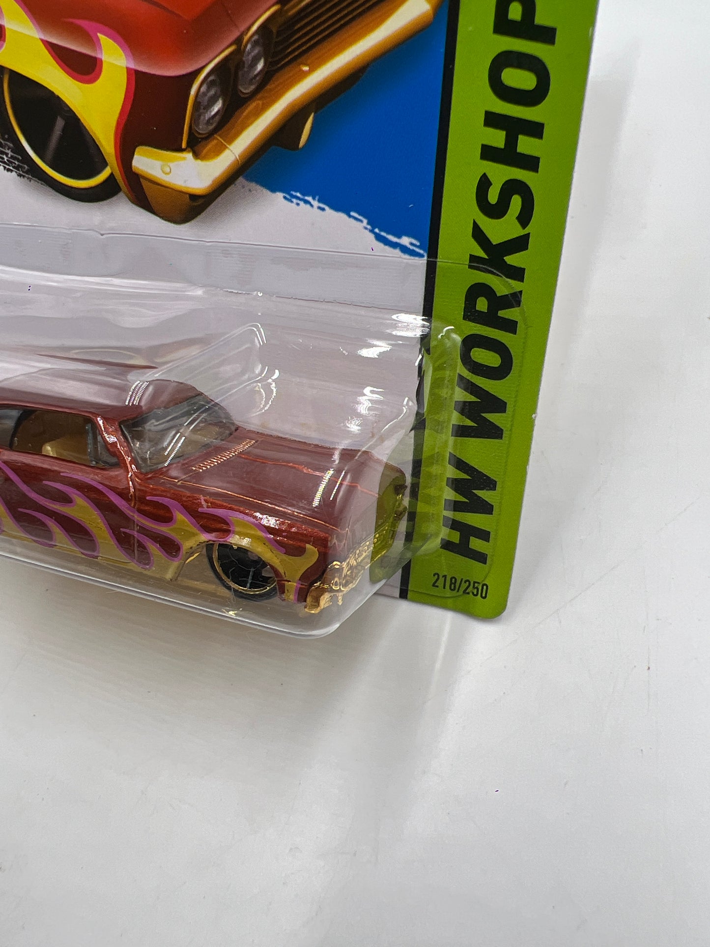 2014 Hot Wheels Workshop #218 65 Chevy Impala Red 12E