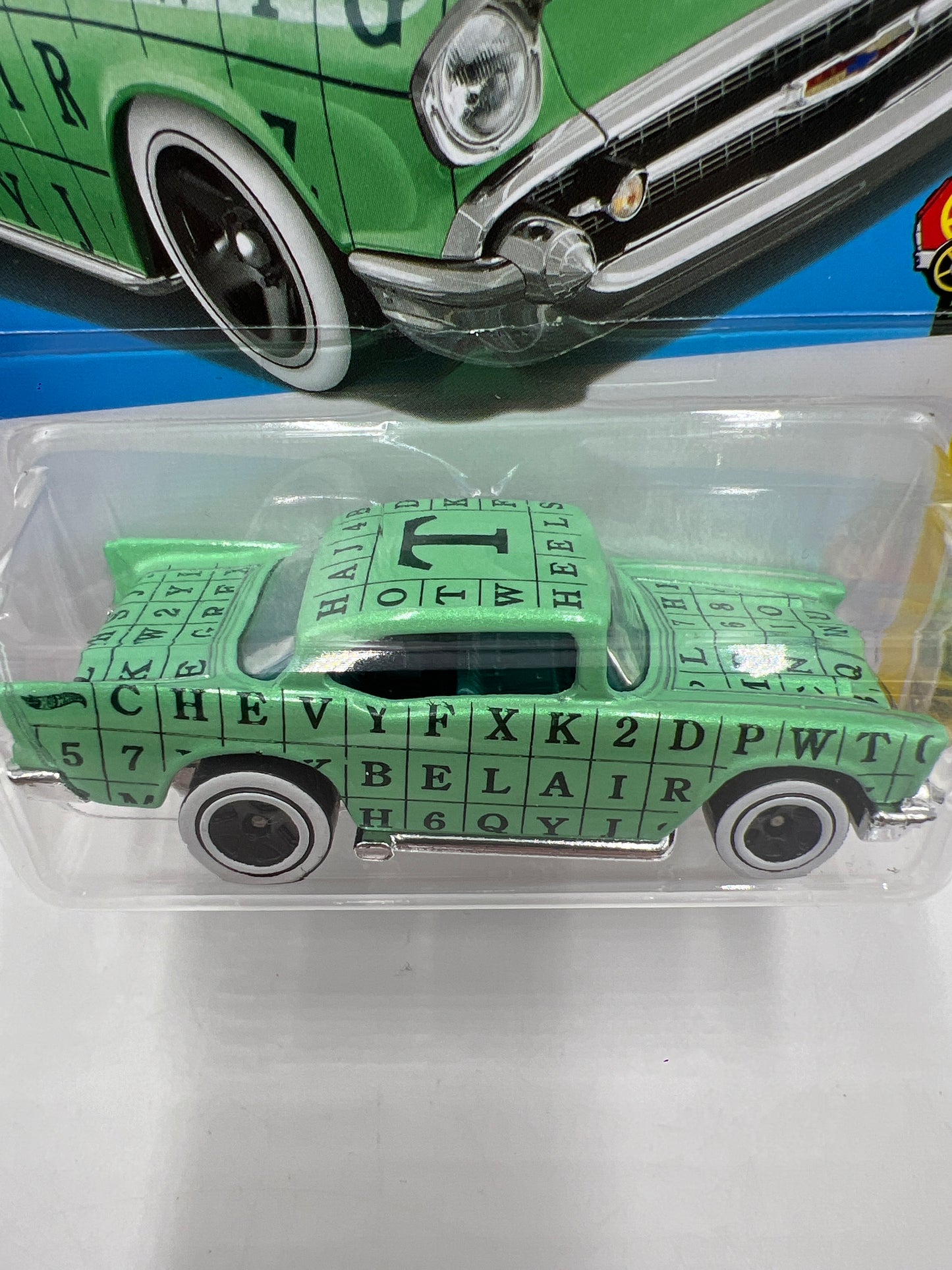 2024 Hot Wheels N Case #121 57 Chevy Green